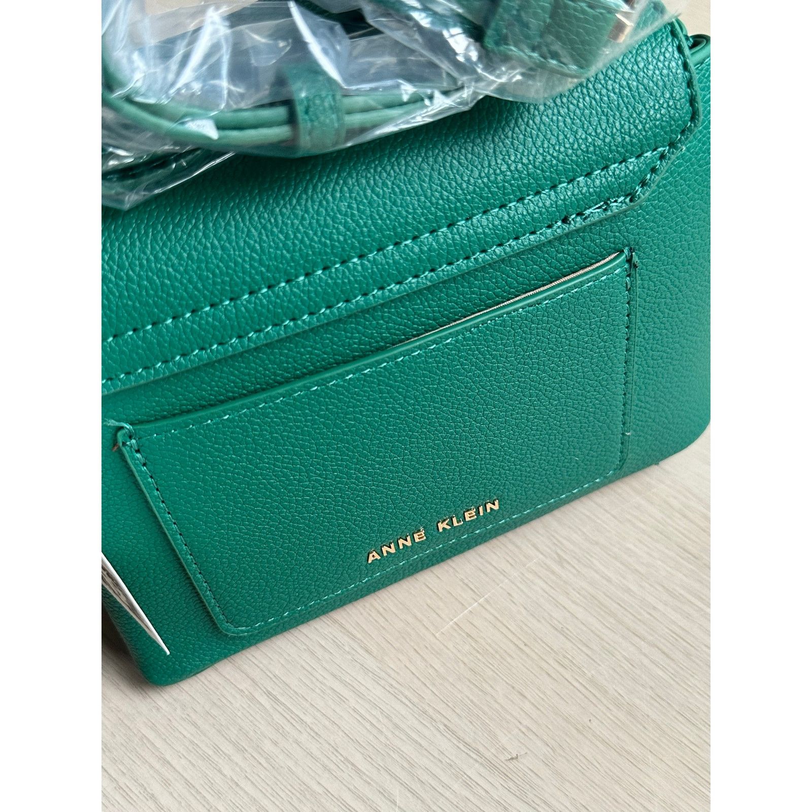 Anne Klein Green Anne Klein Handbag with Silk Wrap - New Size ONE SIZE - 8 Thumbnail