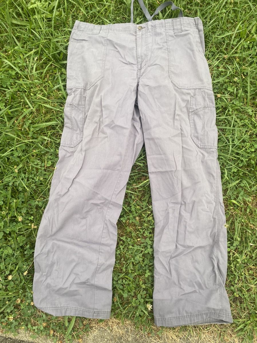 Carhartt Grey Carhartt Work Pants Size US 36 / EU 52 - 2 Thumbnail