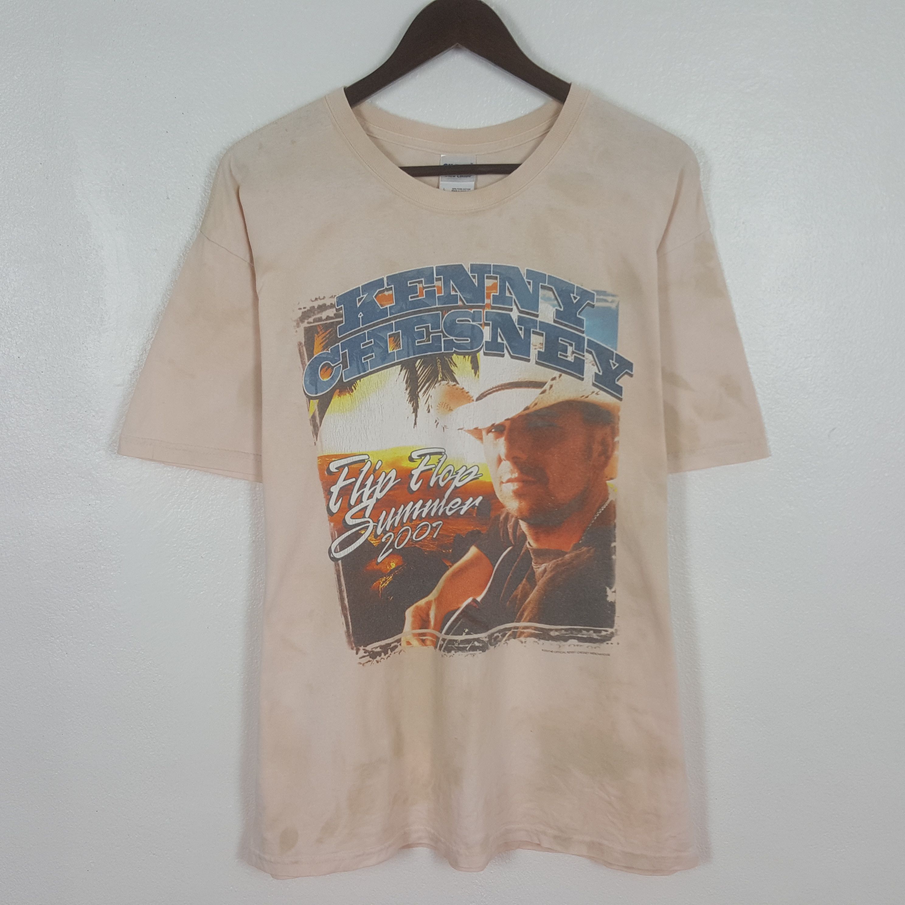 Other Vintage Kenny Chesney Flip Flop Summer 2007 Tshirt Size US L / EU 52-54 / 3 - 1 Thumbnail
