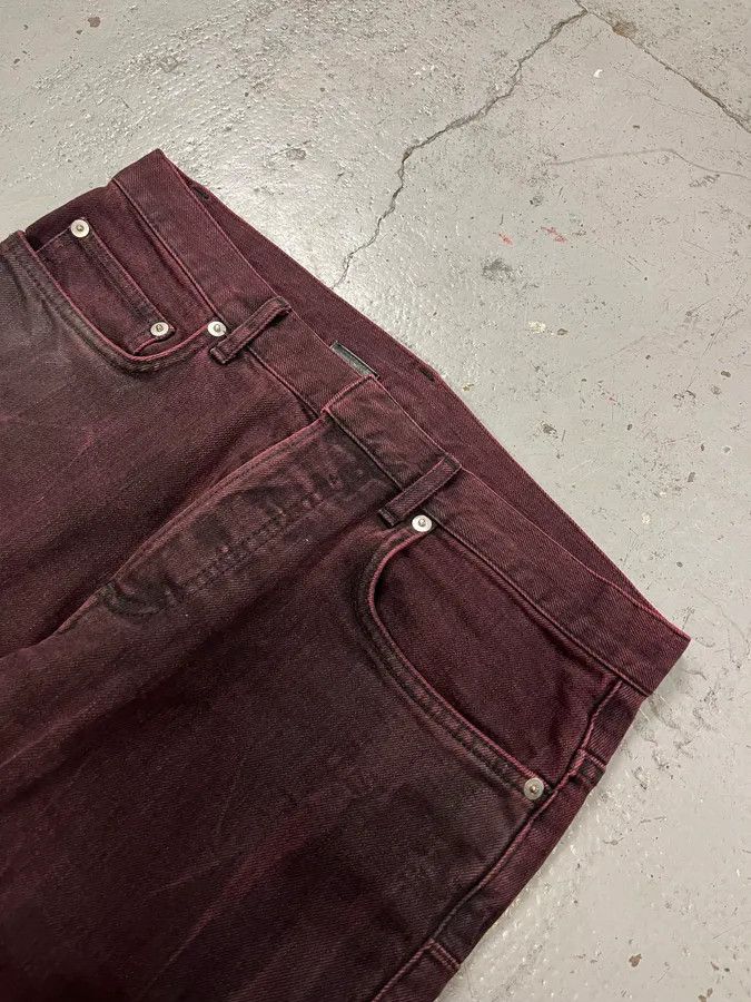 Dior 2010s Dior Purple Shadow Slim Denim Jeans by Kris Van Assche Size US 39 - 6 Thumbnail