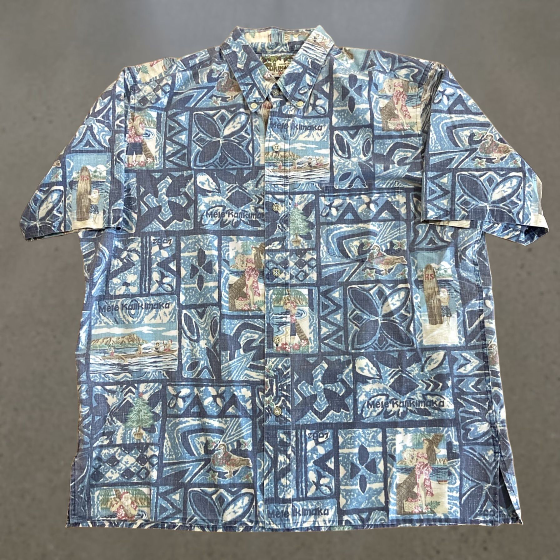 Reyn Spooner VINTAGE Reyn Spooner Mele Kalikimaka 2007 Hawaiian Shirt L Christmas Santa Pullover Size US L / EU 52-54 / 3 - 1 Thumbnail