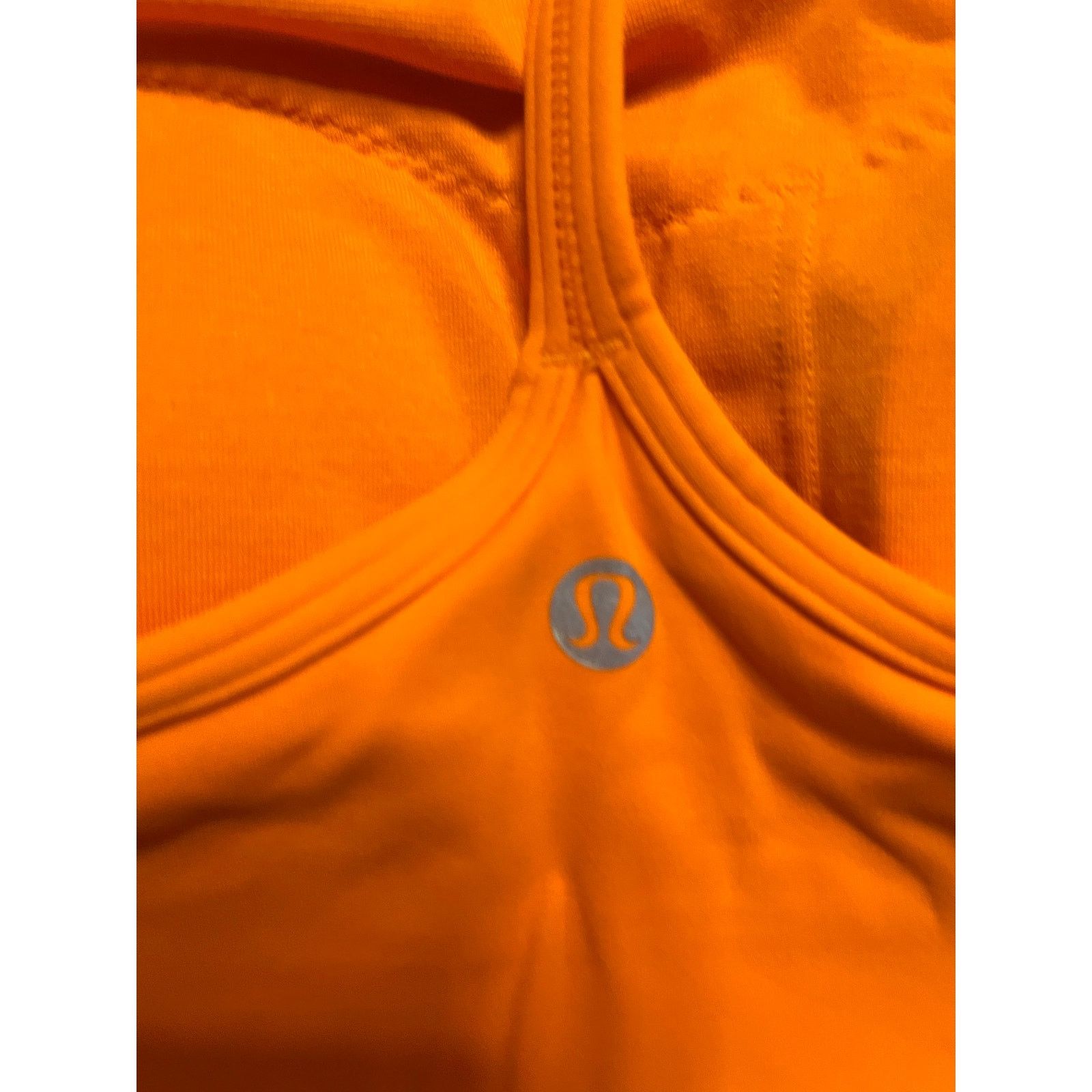 Lululemon Lululemon Flow Y Wrap-Front High-Neck Bra Size 4 Orange Size S / US 4 / IT 40 - 4 Thumbnail