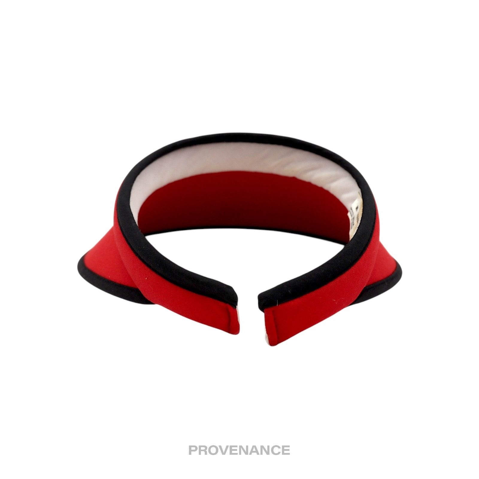 Balenciaga 🔴 Balenciaga B Logo Visor - Red/Black Size ONE SIZE - 4 Thumbnail