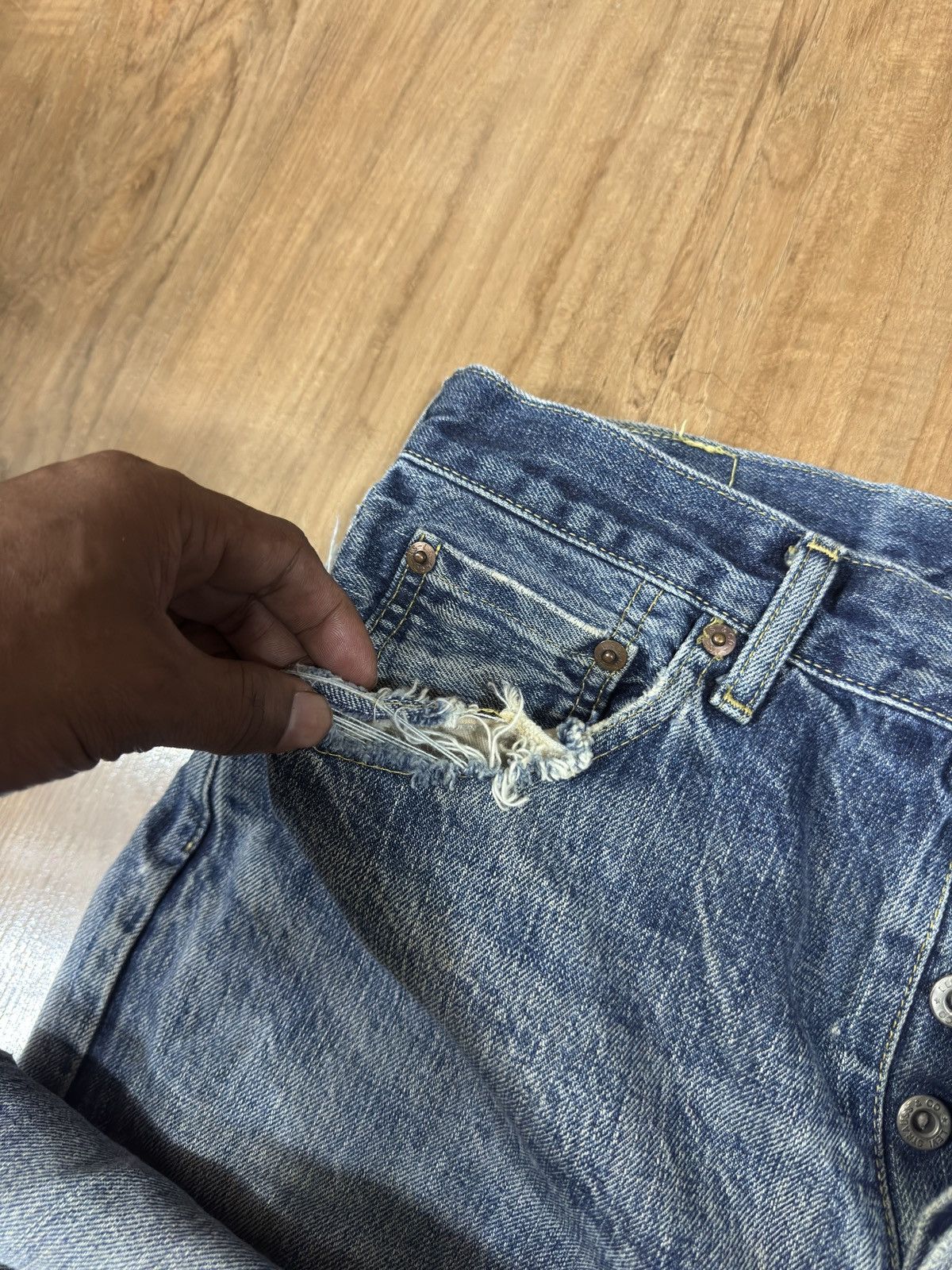 Levi's Vintage Clothing Vintage LEVIS BIG E Made in Japan Jeans Size US 32 / EU 48 - 4 Thumbnail