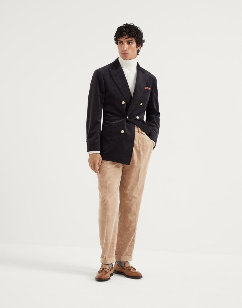 Brunello Cucinelli o1w1db10925 Suit-Type Jacket in Black Size US S / EU 44-46 / 1 - 2 Thumbnail