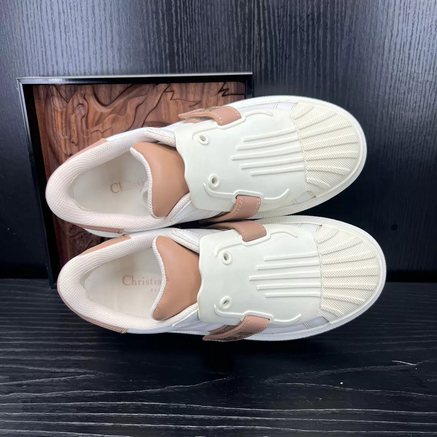 Dior Dior Nude Pink Shell Toe Sneakers Women's 35 Size US 4.5 / IT 34.5 - 6 Thumbnail