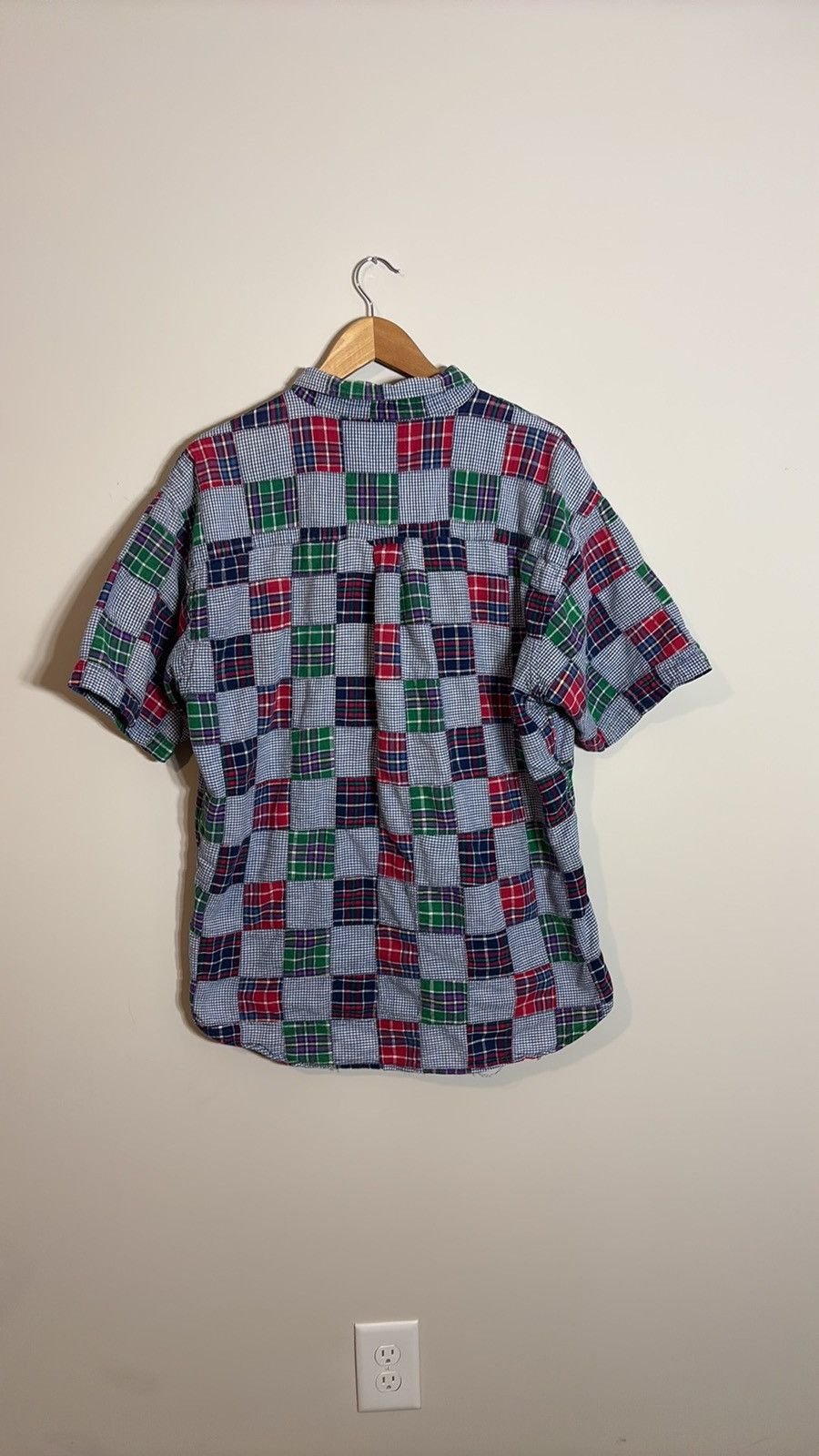 Chaps Ralph Lauren × Vintage Vintage Chaps RL Patchwork Button Down Shirt Size US XL / EU 56 / 4 - 5 Thumbnail