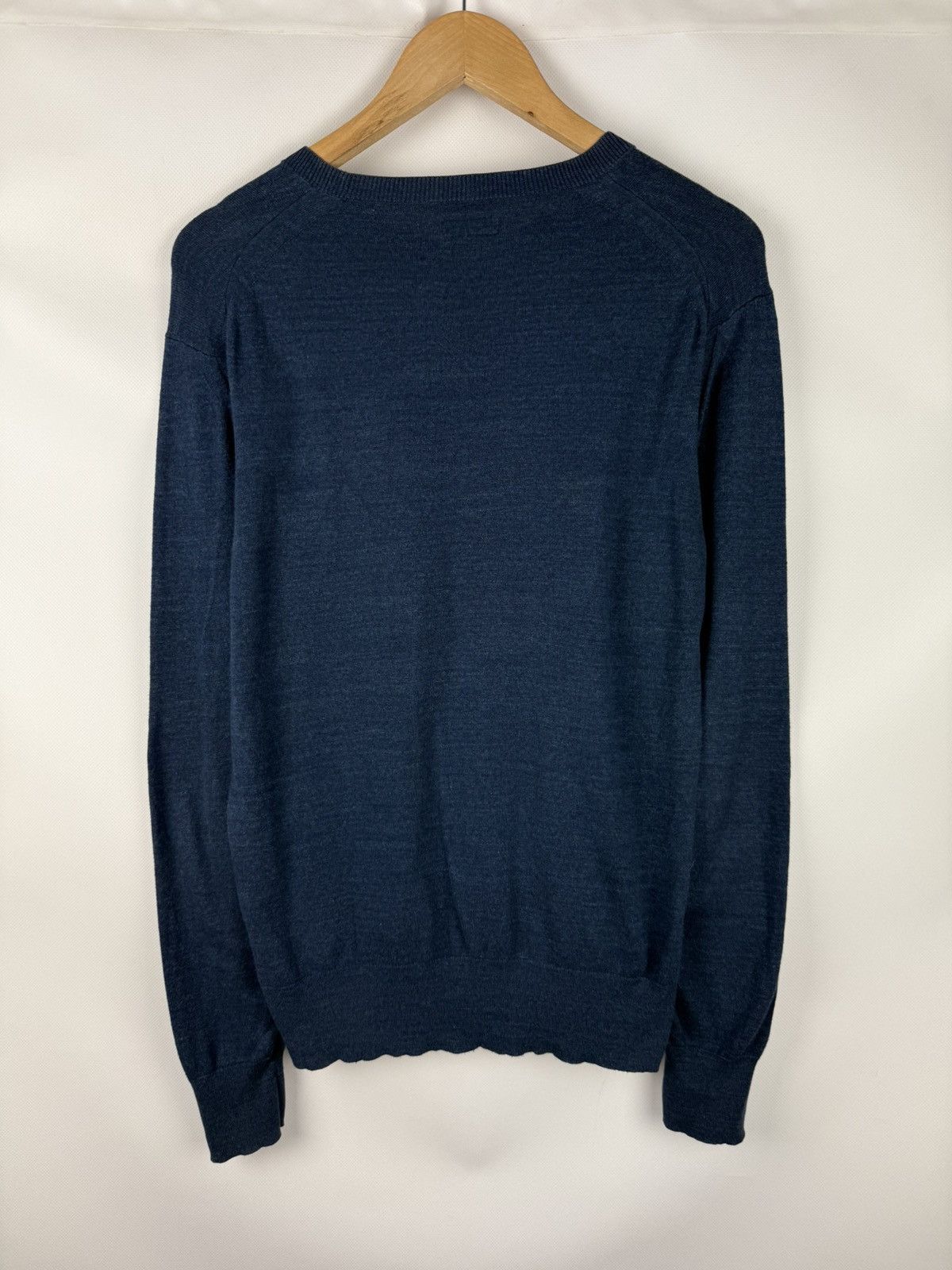 Allsaints × Japanese Brand Allsaints Fritz Crew Lightweight Cotton Sweater Pullover Size US M / EU 48-50 / 2 - 13 Thumbnail
