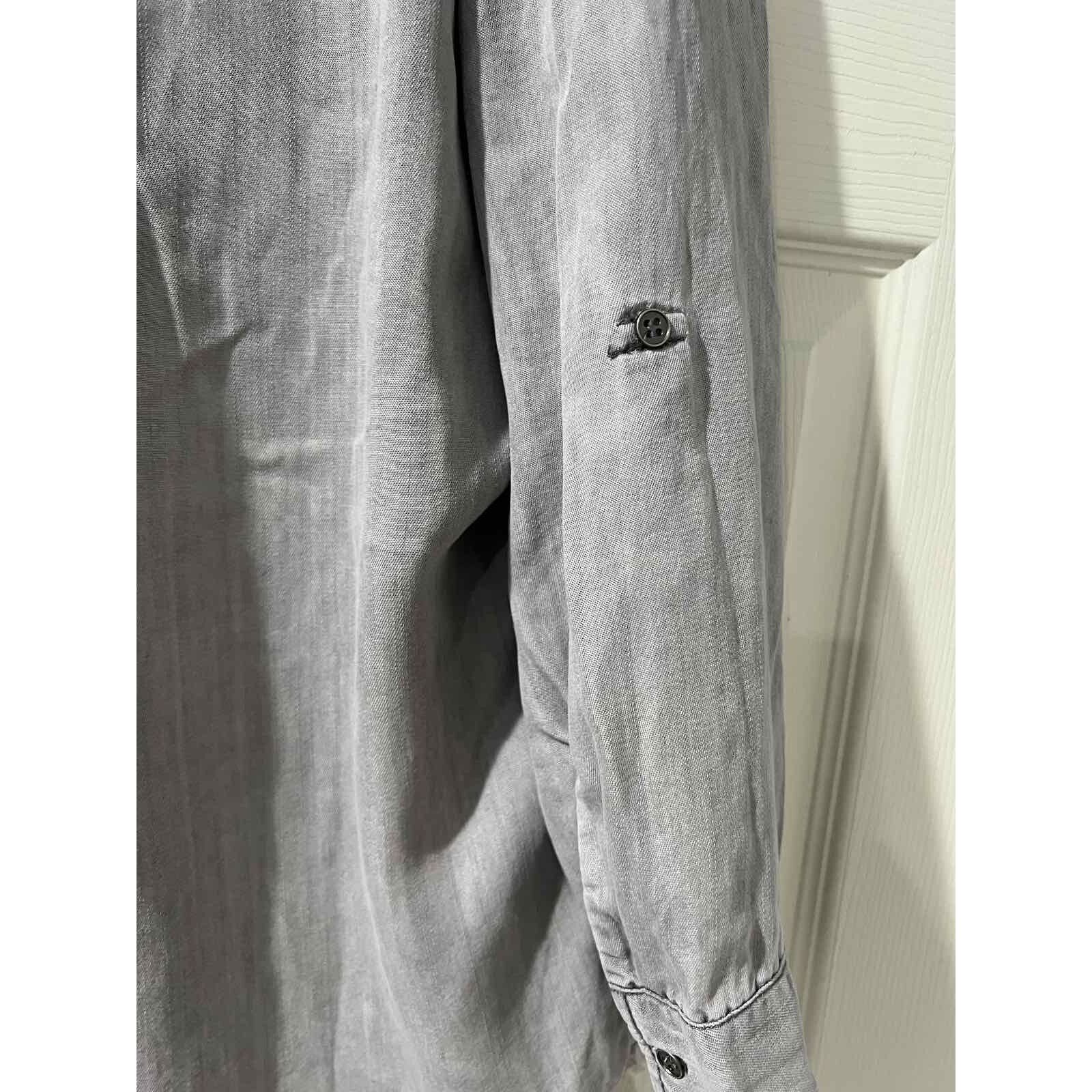 & Other Stories Hester & Orehard Split Neck Fringe Top Gray Size M A003288 Size M / US 6-8 / IT 42-44 - 13 Thumbnail