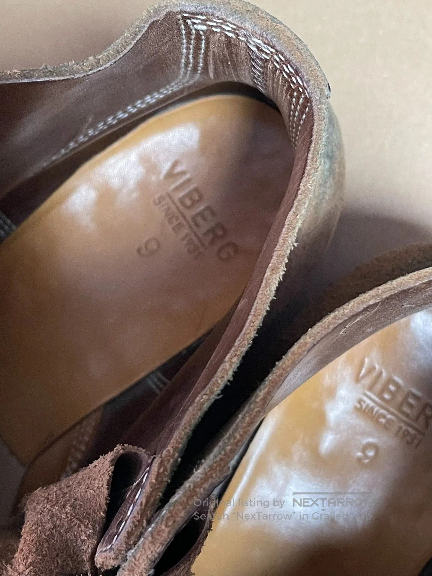 Viberg Viberg Horween CXL Suede Boots. Size US 10 / EU 43 - 3 Thumbnail