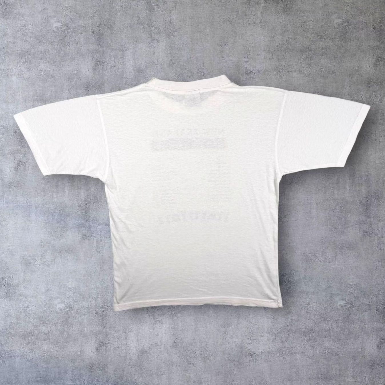 Vintage VINTAGE New Zealand Haka Tourist Souvenir Spellout Graphic White T-Shirt Large Mens Regular Short Sleeve Cotton Size US L / EU 52-54 / 3 - 2 Thumbnail