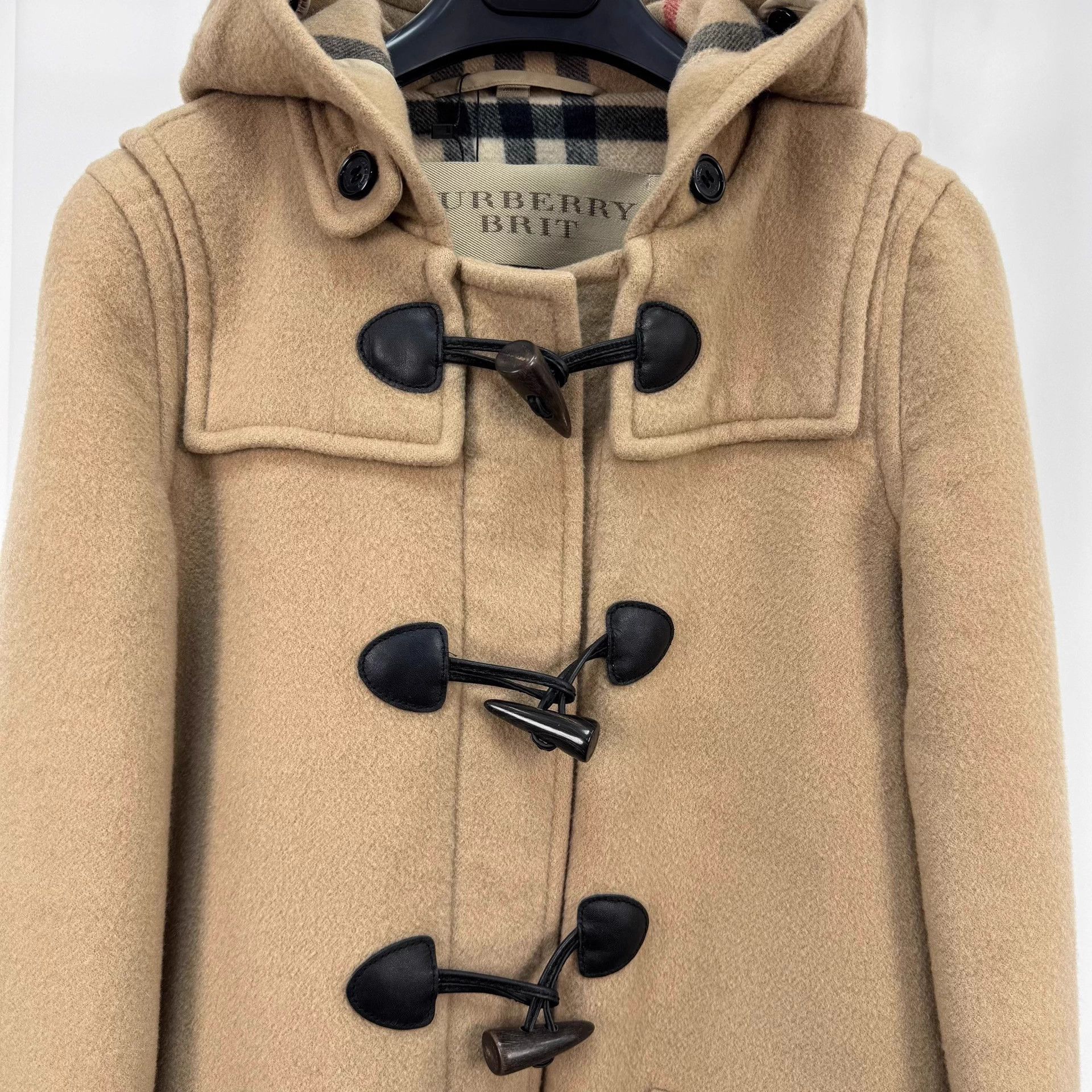 Burberry Burberry Camel Cashmere Horn Button Coat UK6 99New Size XS / US 0-2 / IT 36-38 - 3 Thumbnail