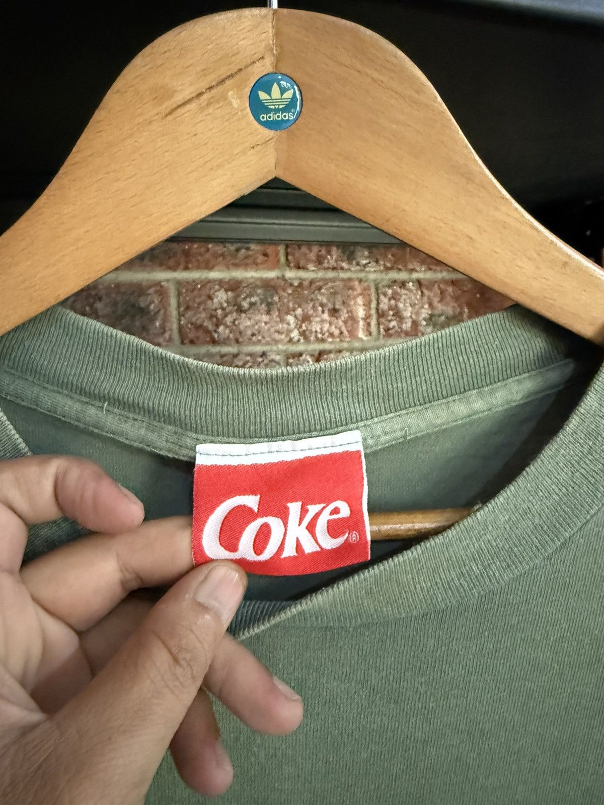 Coca Cola Thrashed Vintage 90s Coca Cola Bottoms Up Sun Faded Tee Size US L / EU 52-54 / 3 - 7 Thumbnail
