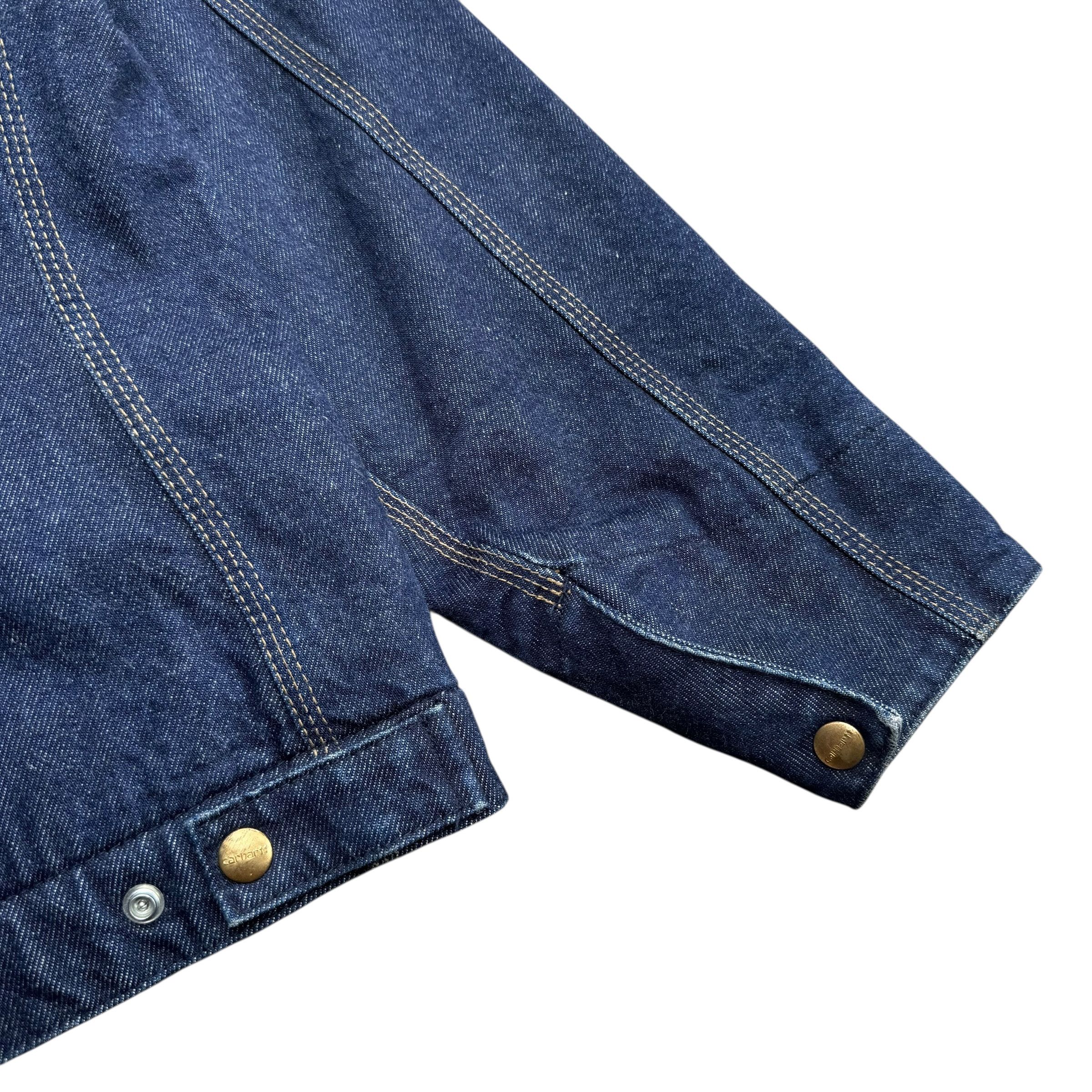Carhartt 90's Carhartt Detroit Denim Jacket Size US L / EU 52-54 / 3 - 12 Thumbnail