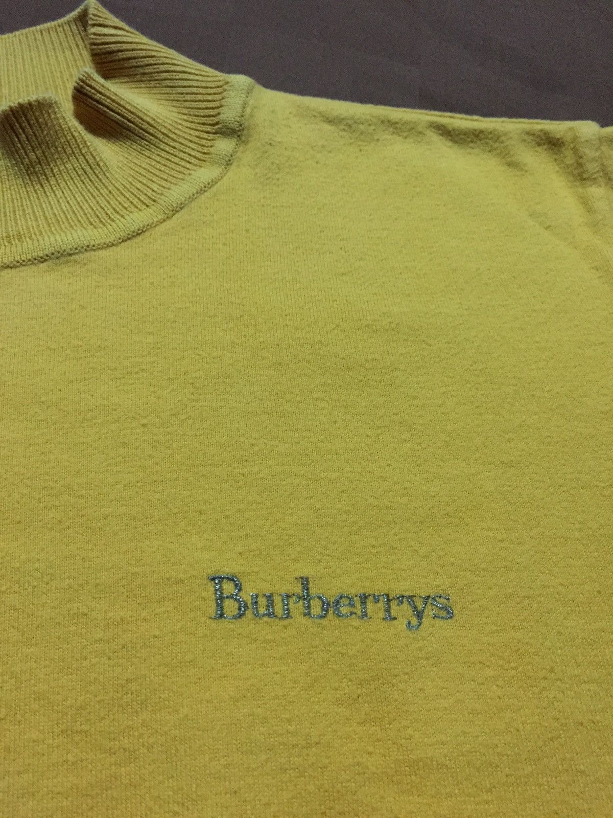 Burberry × Vintage Vintage Burberrys Turtleneck Longsleeve Tee Size L / US 10 / IT 46 - 3 Thumbnail