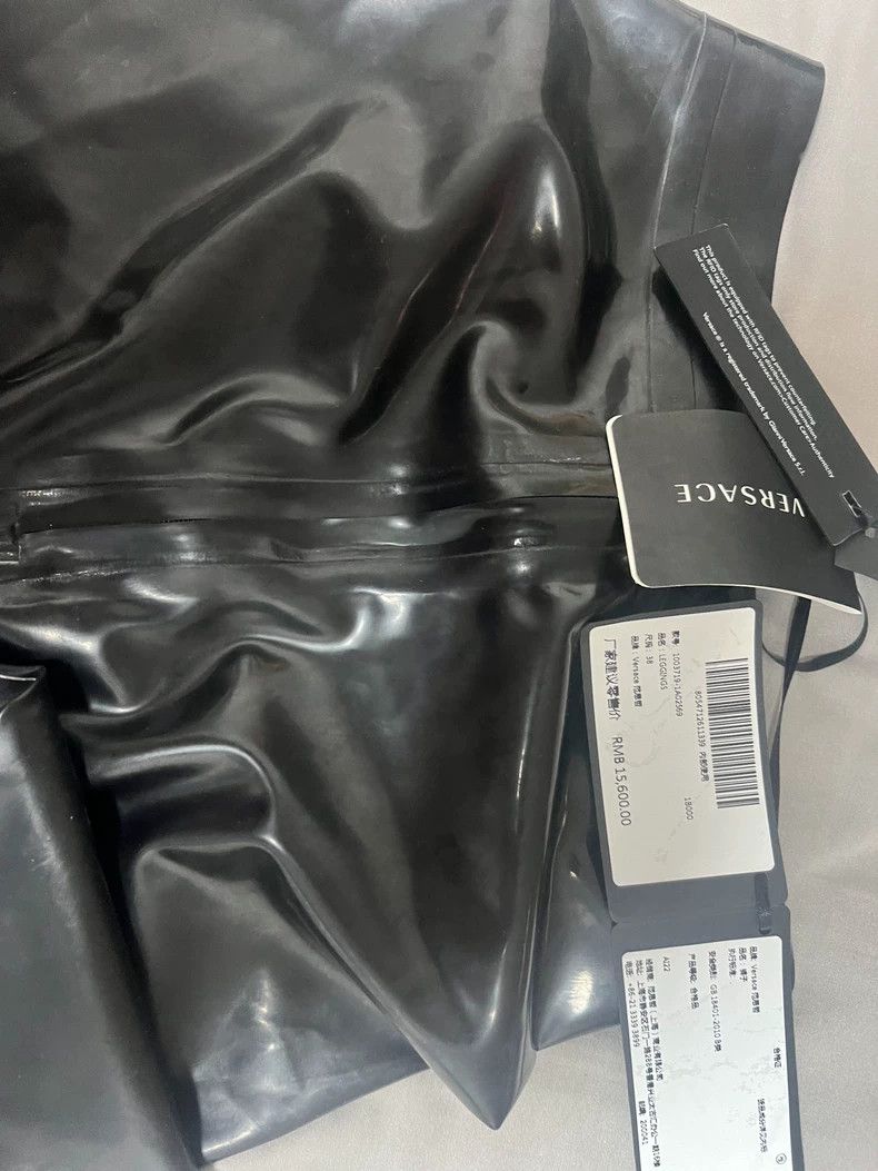 Versace Versace Women's rubber leggings Size 37" - 2 Thumbnail