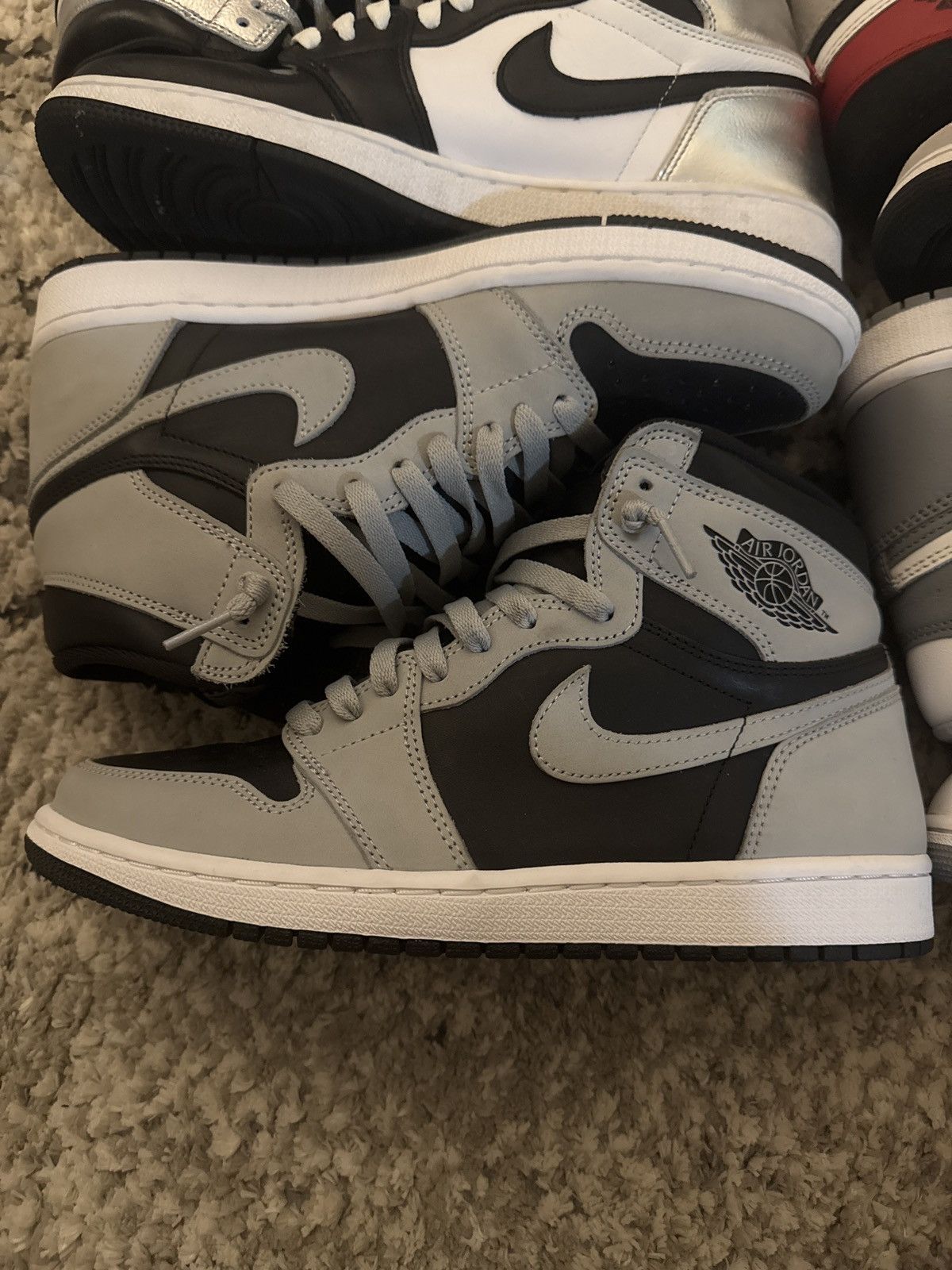 Jordan Brand jordan 1 gray and black Size US 9.5 / EU 42-43 - 1 Thumbnail