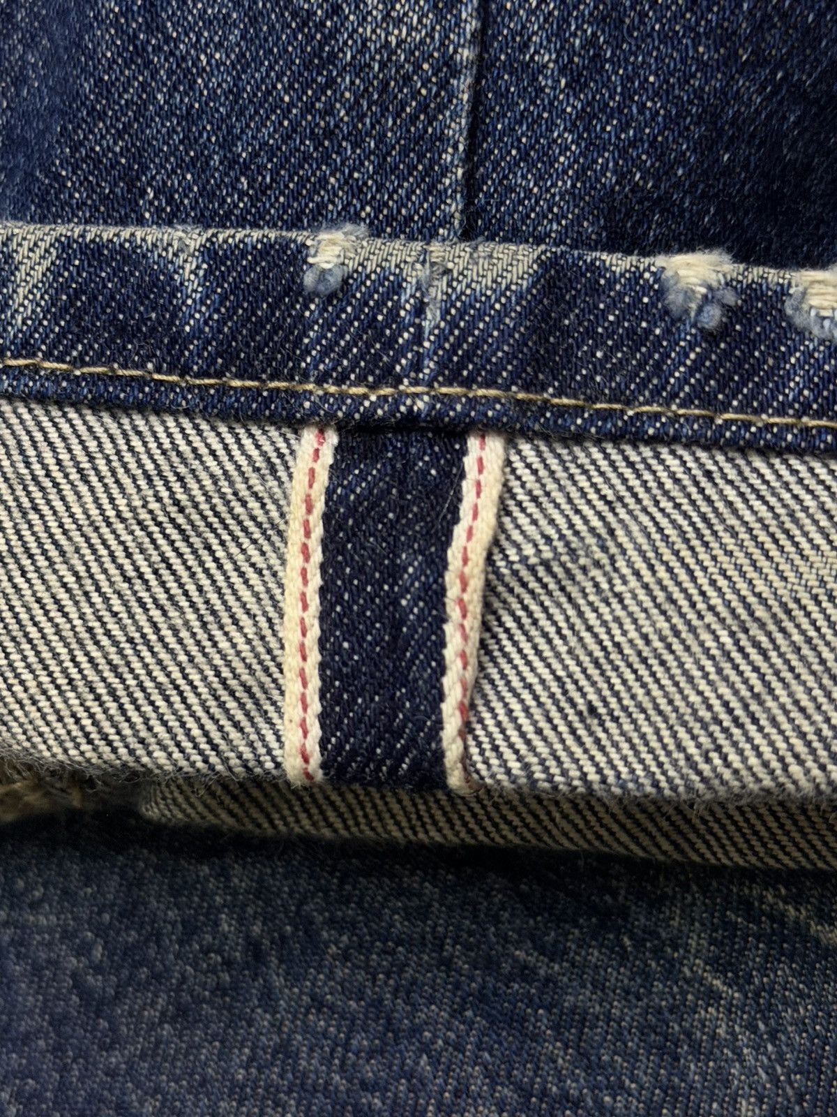 Uniqlo Vintage Uniqlo Jeans Selvedge Denim Japan | Vintage Faded 36 Size US 36 / EU 52 - 10 Thumbnail
