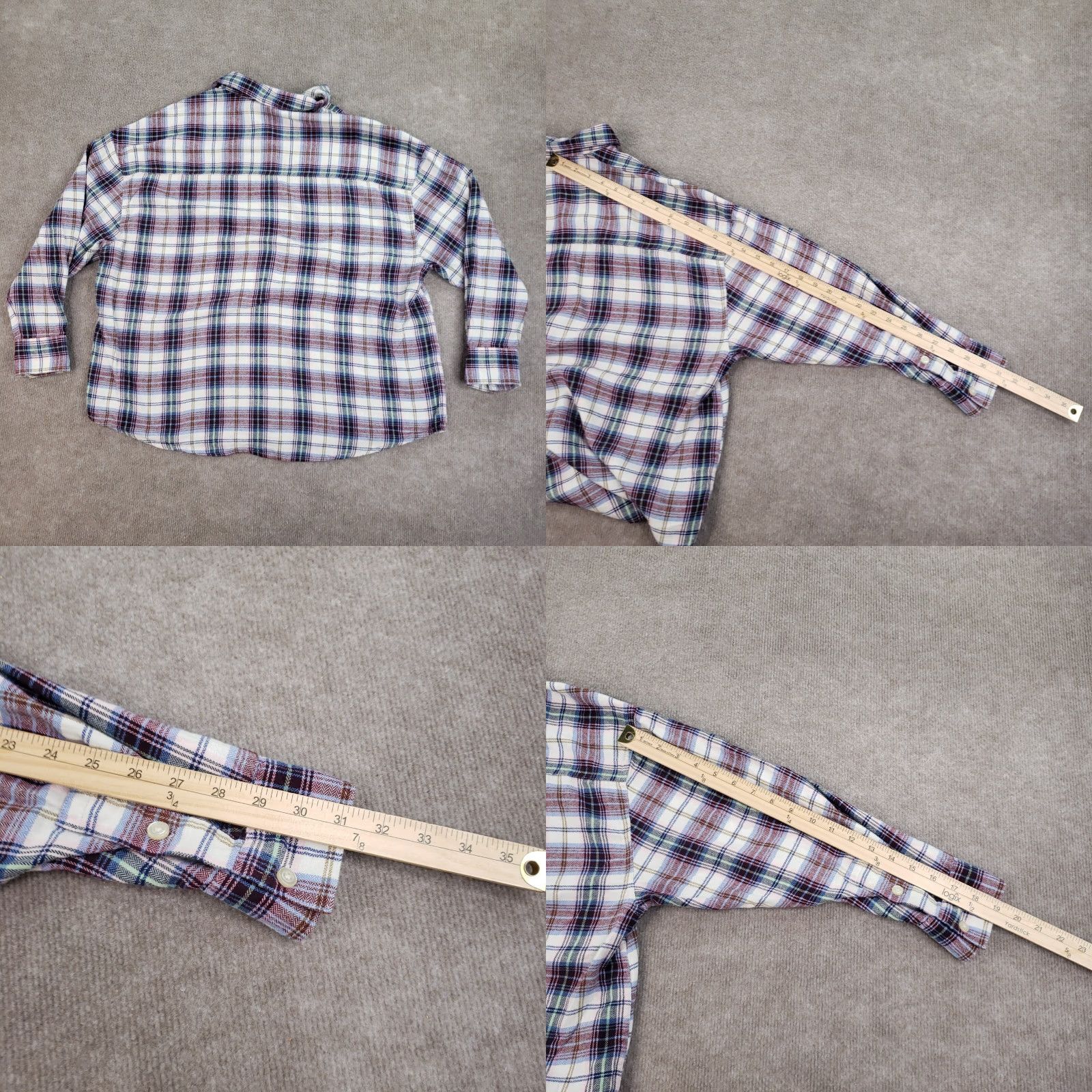 Lee Womens Flannel Shirt Small Lee Blue Pink White Plaid Long Sleeve Casual Size S / US 4 / IT 40 - 8 Thumbnail