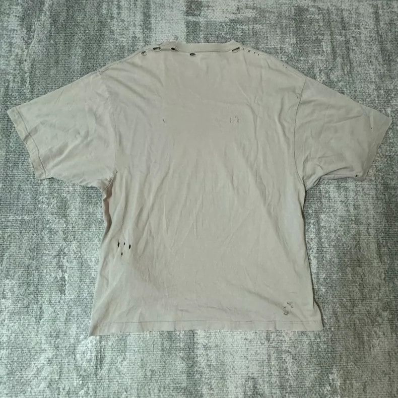 Balenciaga Balenciaga Grey Blurred Mosaic Logo Short Sleeve Size US M / EU 48-50 / 2 - 2 Thumbnail