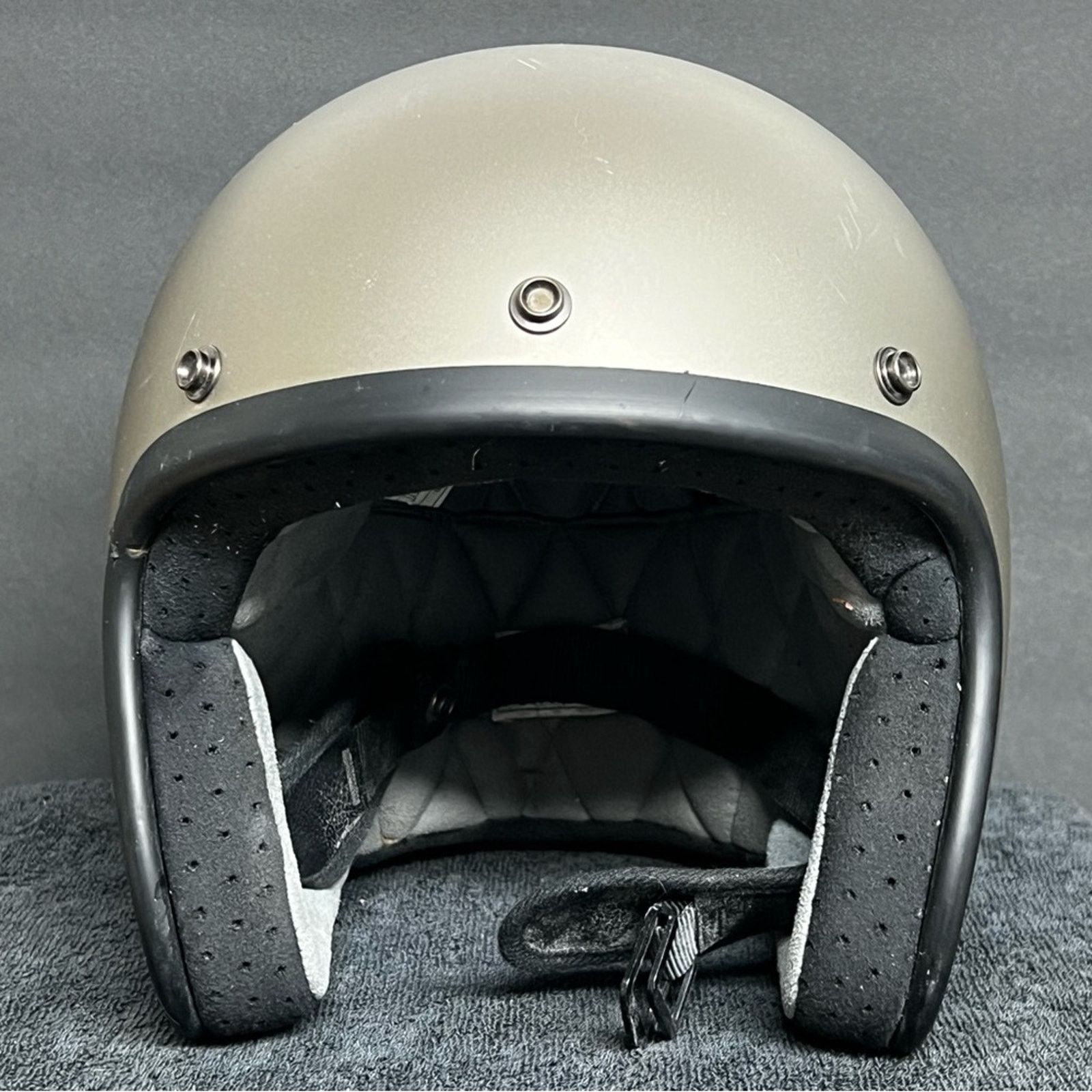 Harley Davidson Biltwell Inc. Bonanza Solid Motorcycle Helmet - Titanium Size ONE SIZE - 3 Thumbnail