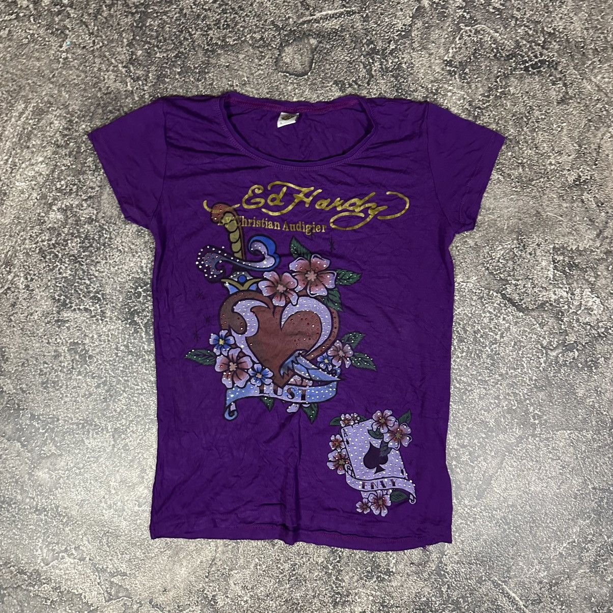 Ed Hardy Ed Hardy Slim Tee Size L / US 10 / IT 46 - 3 Thumbnail