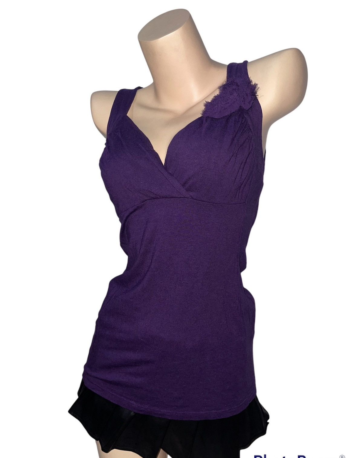 Japanese Brand Vintage Y2K purple tank top 👾🔮 Size S / US 4 / IT 40 - 4 Thumbnail