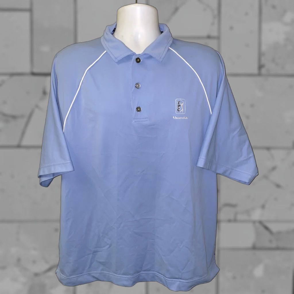 Footjoy Footjoy Polo Shirt Mens Blue Short Sleeve Golf Size L Size US L / EU 52-54 / 3 - 1 Thumbnail