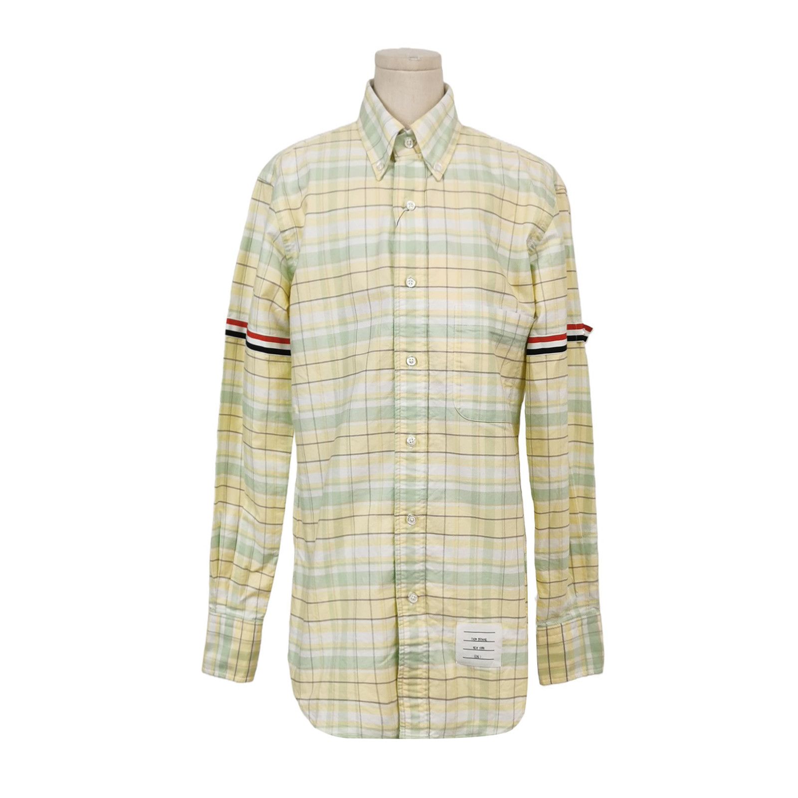 Thom Browne Thom Browne Plaid Cotton Button Down Shirt Size 1 Size US S / EU 44-46 / 1 - 1 Thumbnail