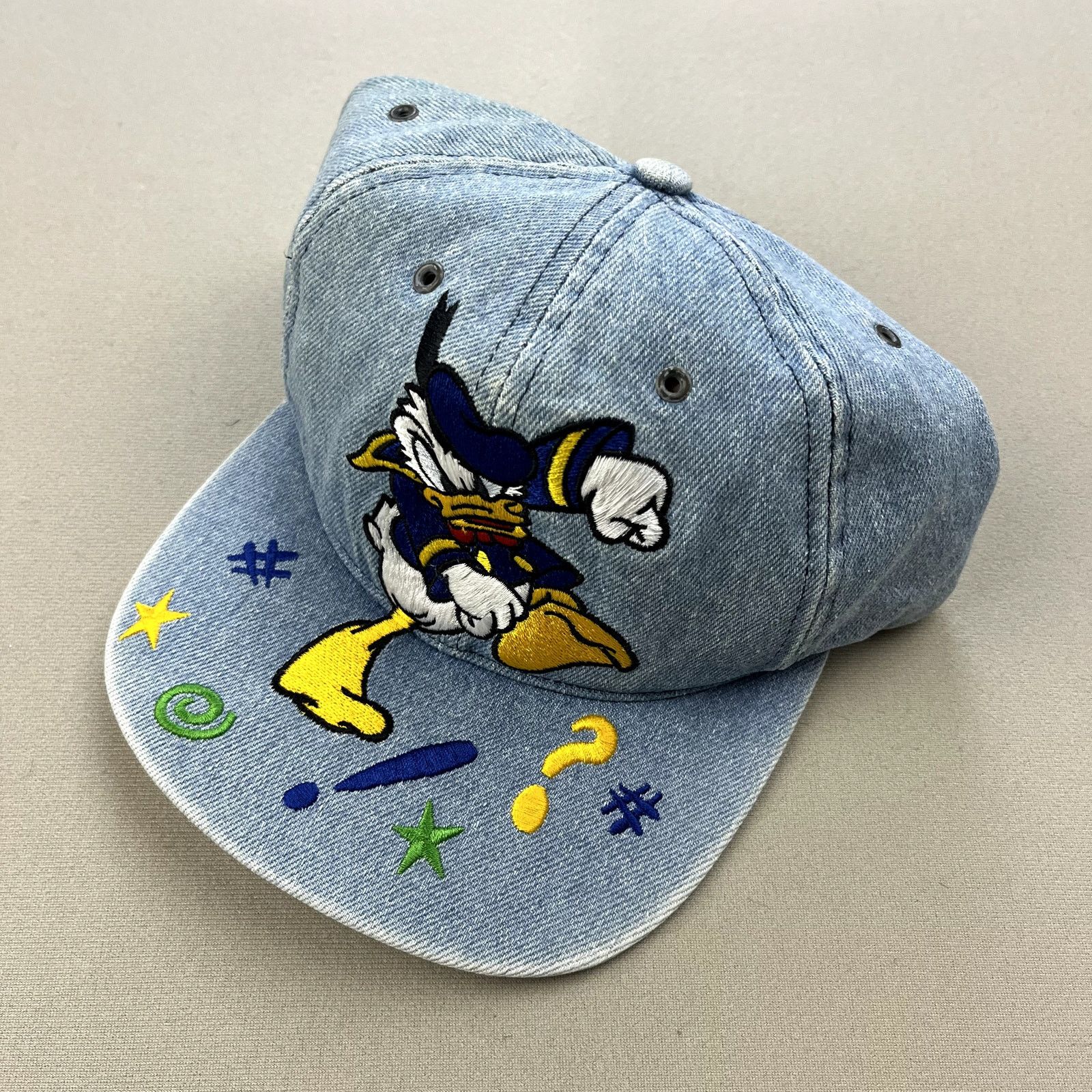 Disney Denim Donald Duck Baseball Cap - Blue authentic disney donald duck hat -adjustable... | Depop main image 2