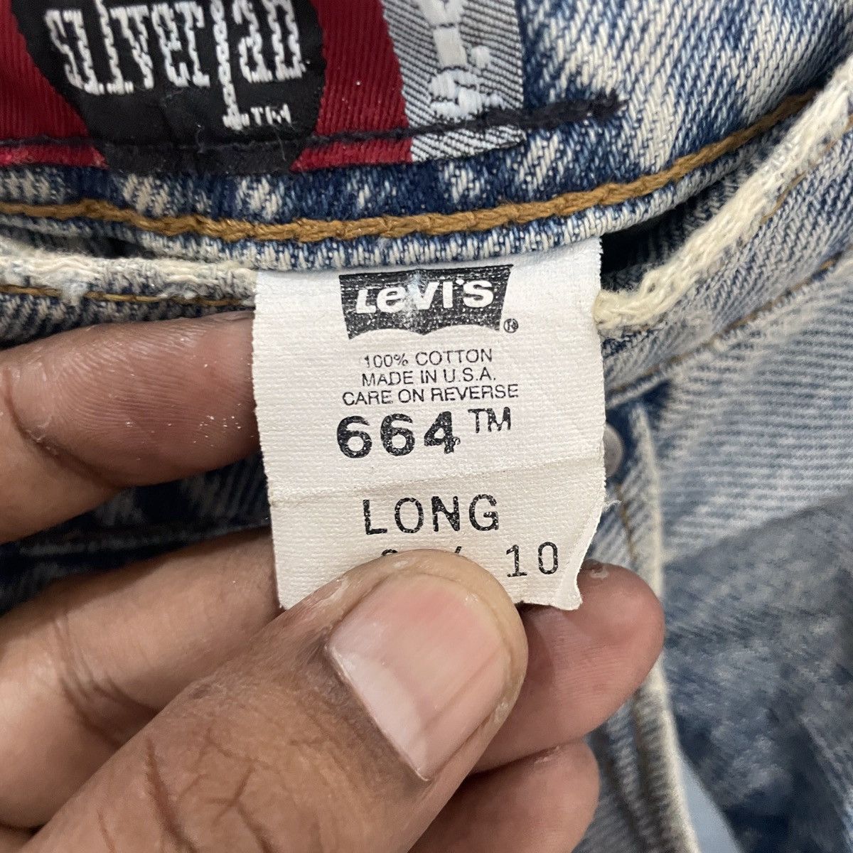Levi's Vintage 90s Levis Silver Tag Denim Jeans Size US 30 / EU 46 - 6 Thumbnail