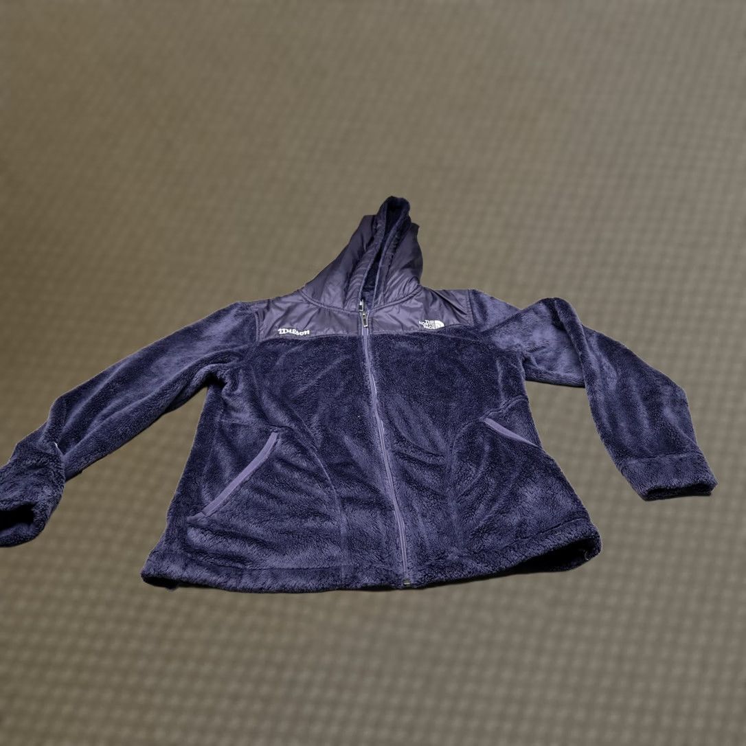 The North Face The North Face Osito Jacket Womens L Purple Fleece Full Zip Hooded Outdoor Size L / US 10 / IT 46 - 1 Thumbnail