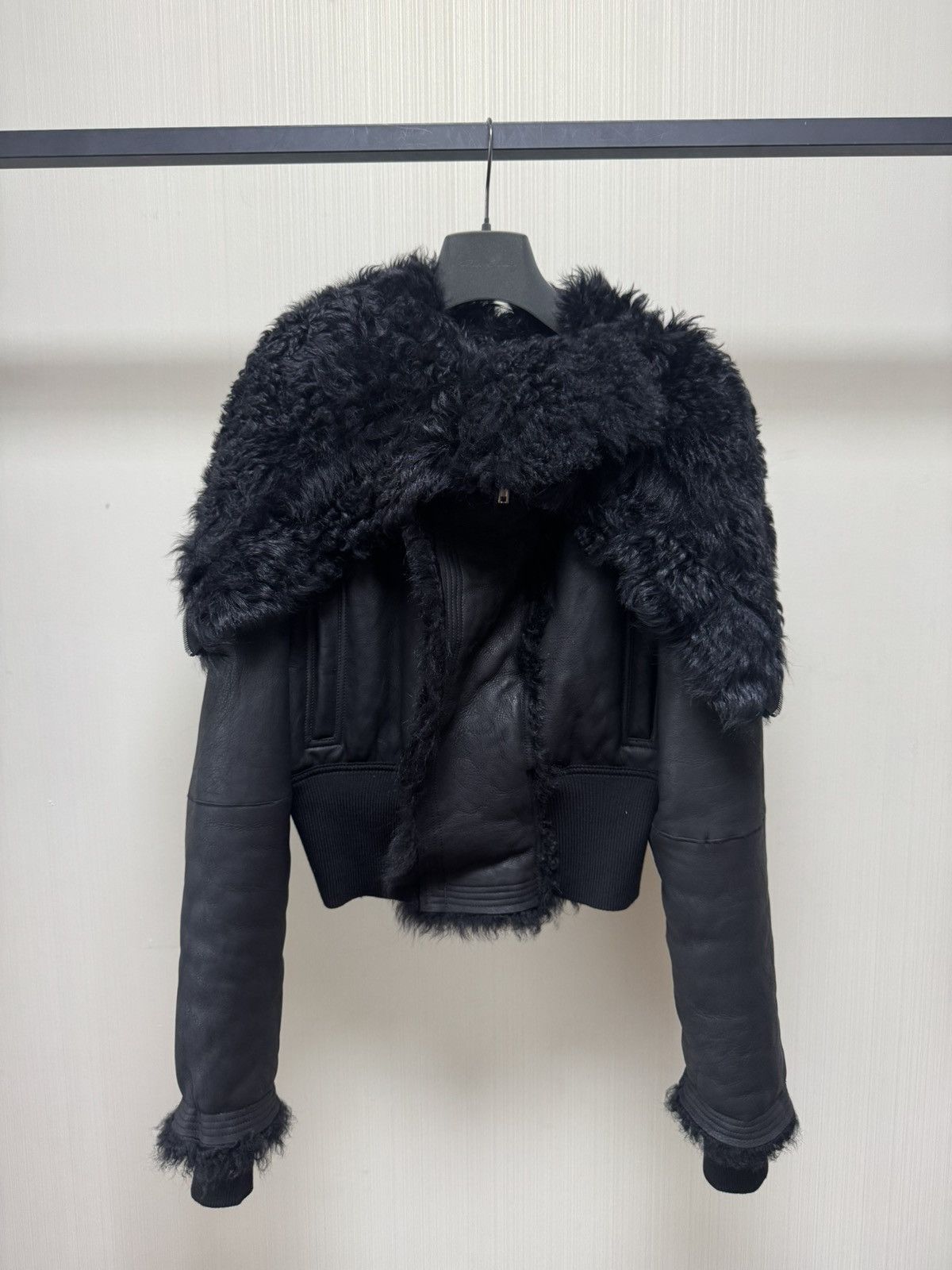 Rick Owens Rick owens Shearling Cropped Alice parke Size US M / EU 48-50 / 2 - 1 Thumbnail