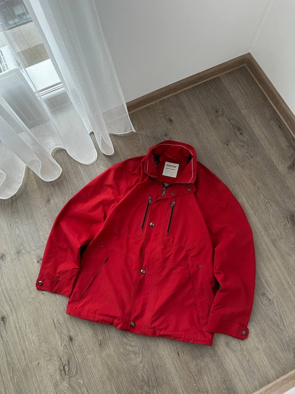 Goretex × Pierre Cardin × Vintage Vintage Pierre Cardin Red Zip Gore-Tex Jacket Size US M / EU 48-50 / 2 - 3 Thumbnail