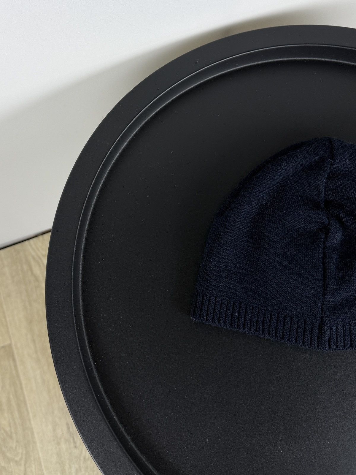 Lacoste Lacoste Wool Beanie Hat Navy Blue Big Crocodile Logo Vintage Size 26 - 9 Thumbnail