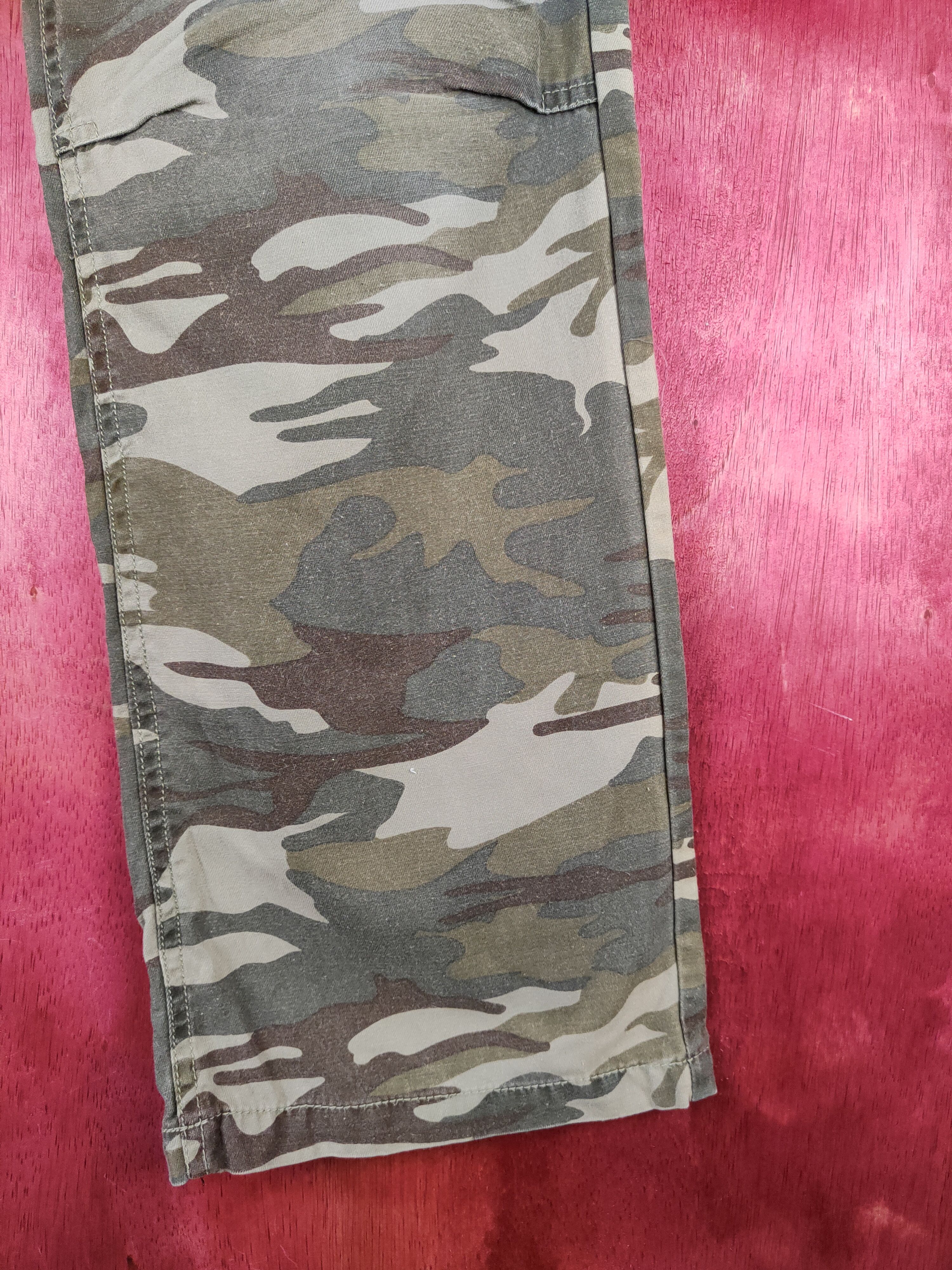 Japanese Brand DL C.o.l.z.a Camo military tactical Cargo Pants #S1503 Size 29" - 6 Thumbnail