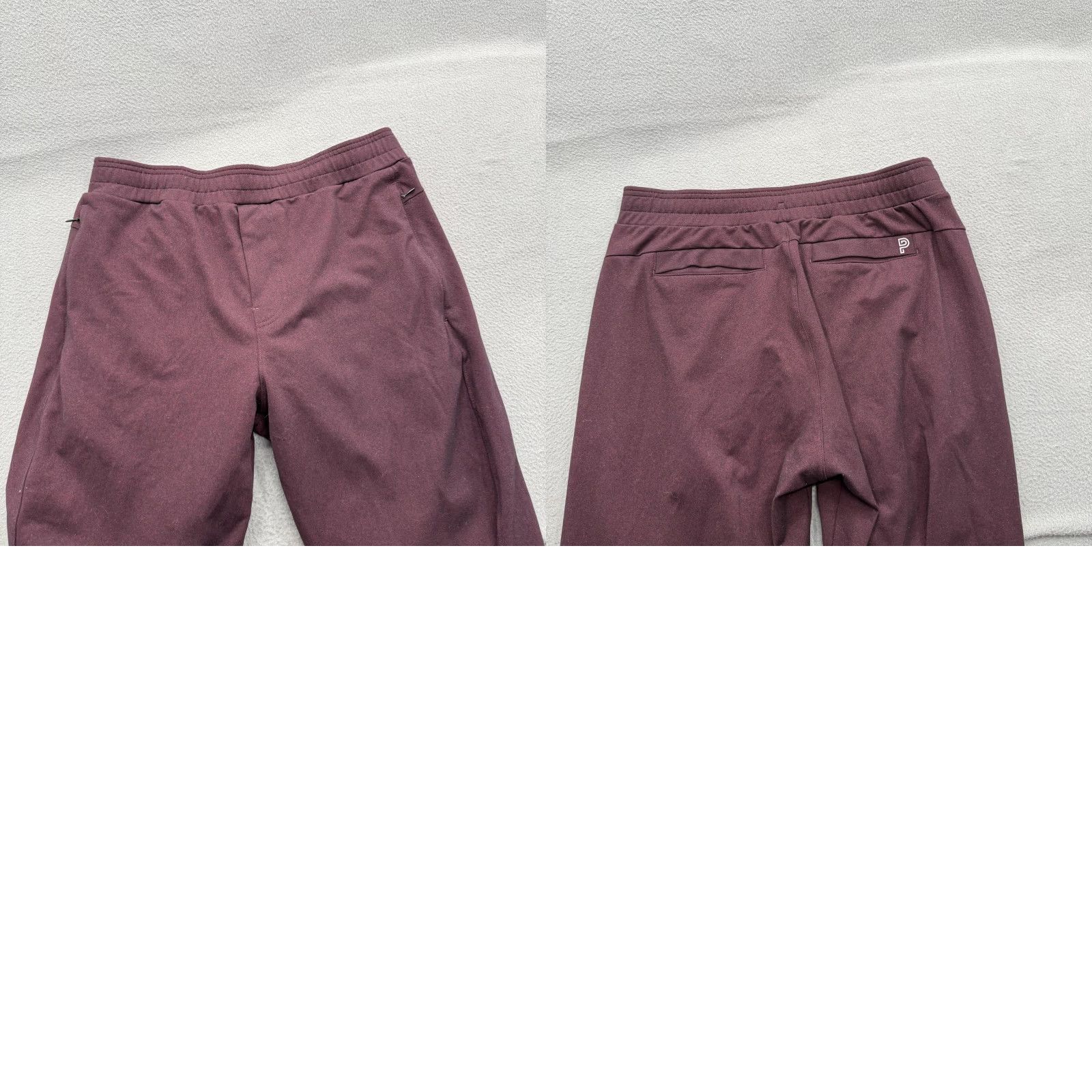 Vintage Public Rec Pants Mens 31x32 Red Performance Stretch Elastic Waist Khakis Pockets Casual Pants Size US 31 - 8 Thumbnail