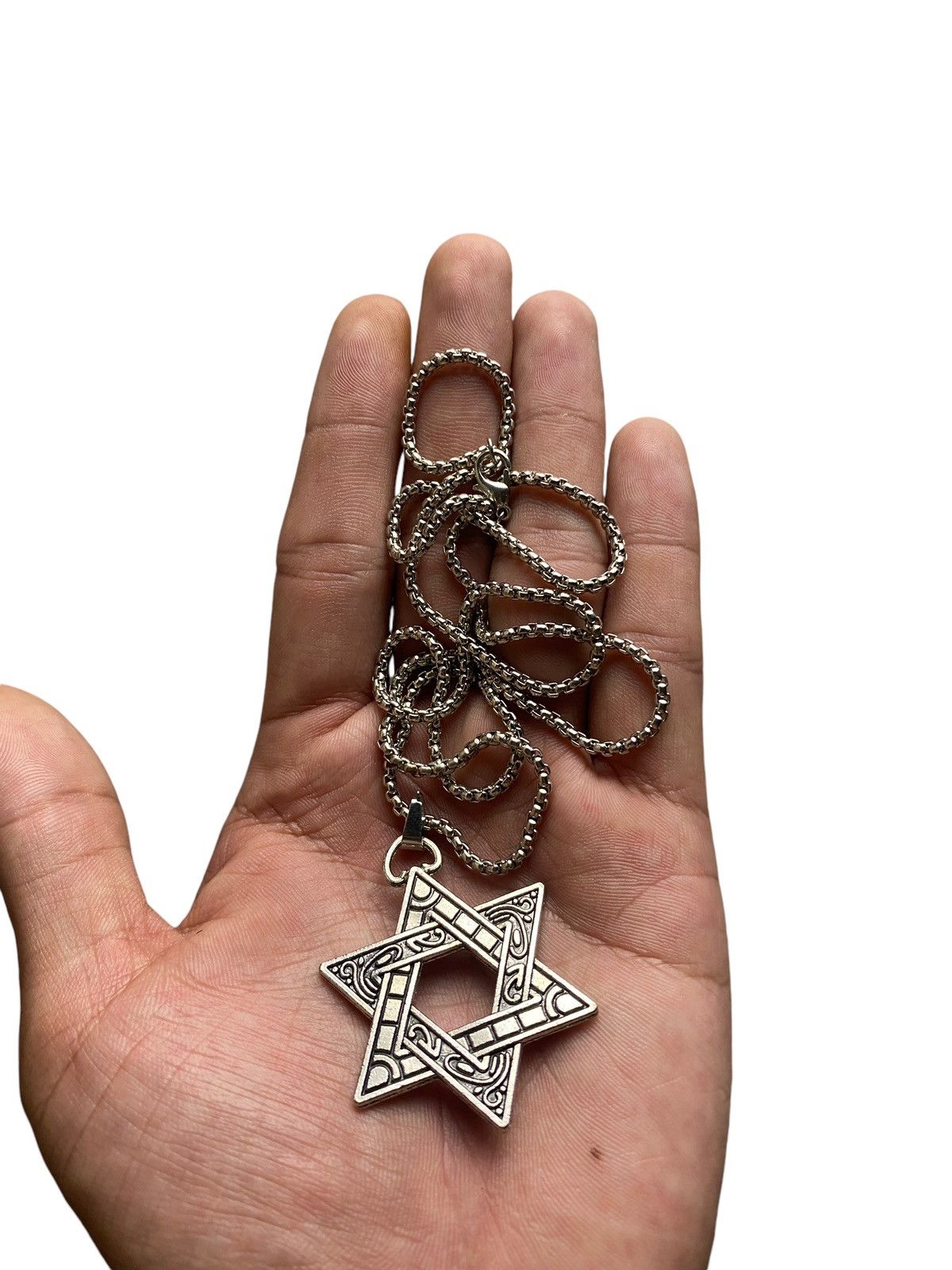 If Six Was Nine Hexagram Junk Heaven Style Necklace Size ONE SIZE - 7 Thumbnail