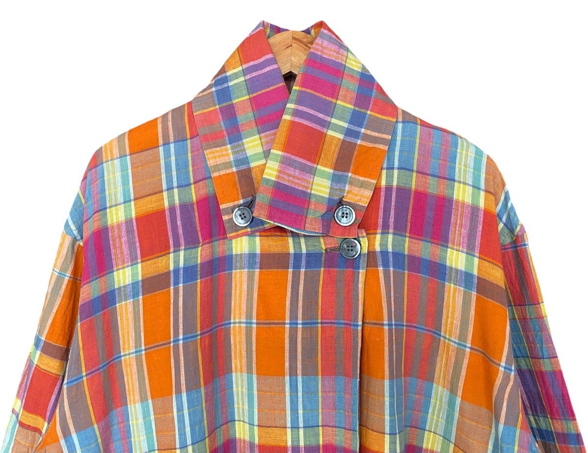 Japanese Brand Rare FIFTH STREET indies Madras Cardigan Size US XXL / EU 58 / 5 - 6 Thumbnail