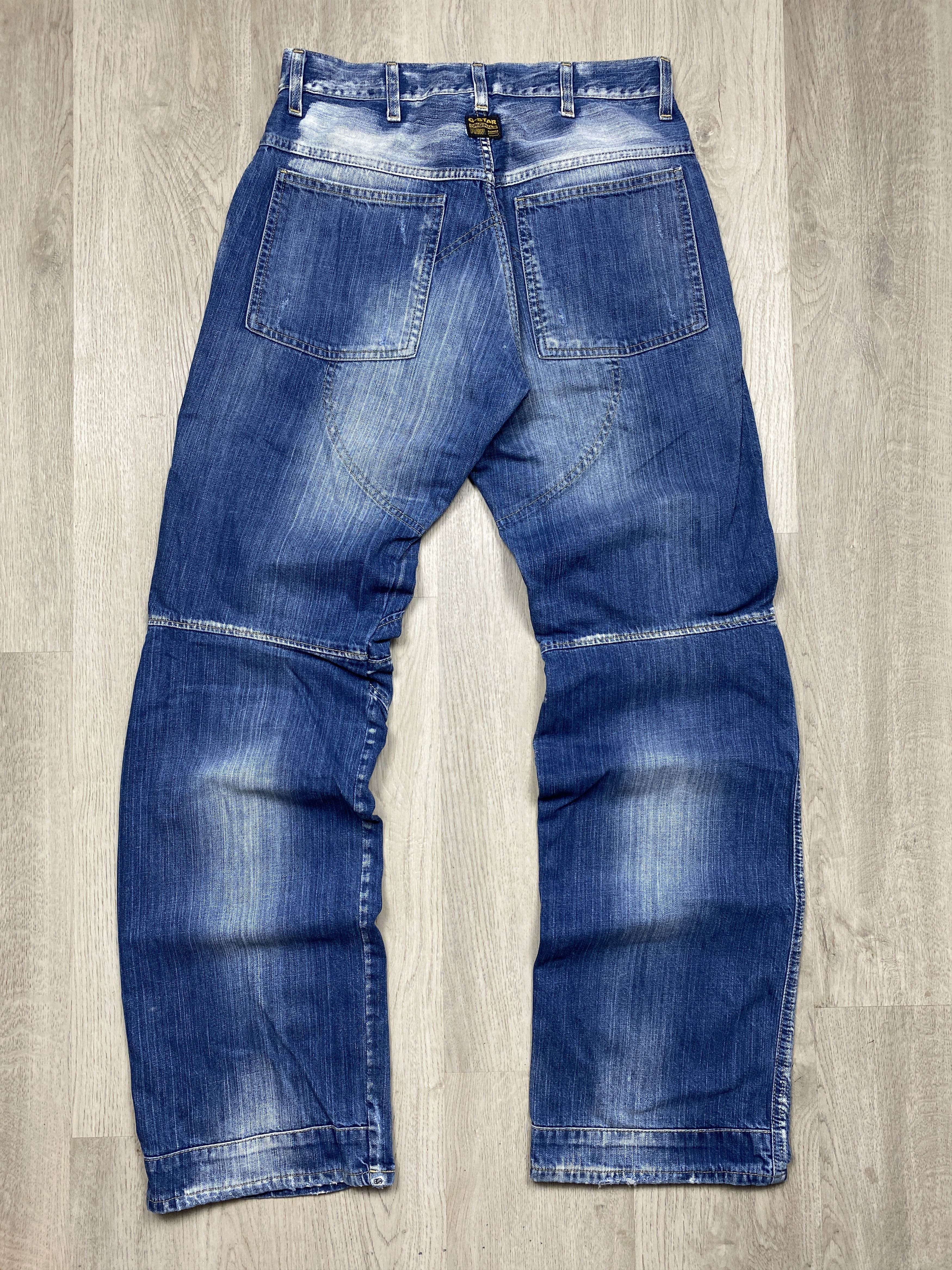 G-Star G Star Raw 90s Vintage Mens Double Knee Denim Pants Jeans Size US 32 / EU 48 - 8 Thumbnail
