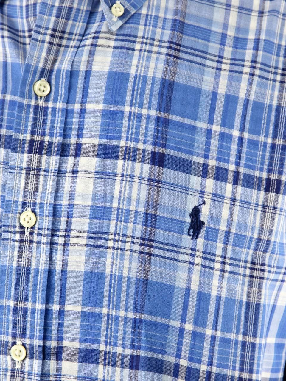 Polo Ralph Lauren POLO RALPH LAUREN Blue checkered shirt, 2 layers Size US XXL / EU 58 / 5 - 5 Thumbnail