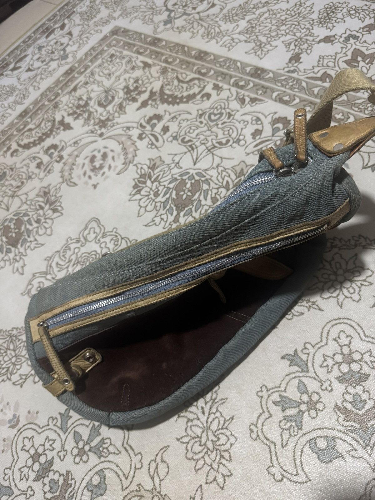 MasterPiece 🇯🇵 MSPC Suede Banana Sling/Messenger Bag Multicompartment Size ONE SIZE - 4 Thumbnail