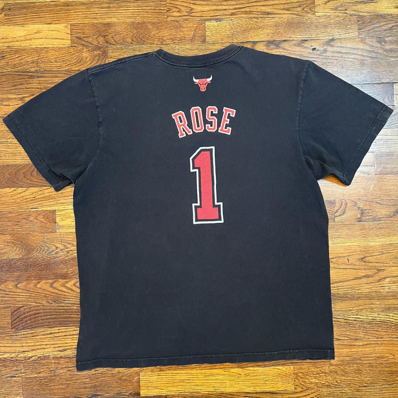 Adidas Chicago Bulls Derrick Rose T Shirt Size US XXL / EU 58 / 5 - 2 Thumbnail