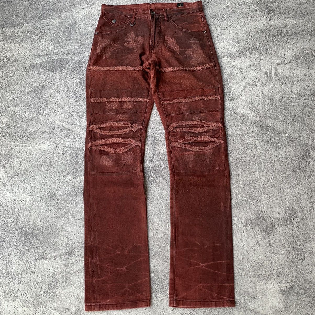 Japanese Brand Semantic Design Ombre Distressed Jeans Size US 30 / EU 46 - 1 Thumbnail