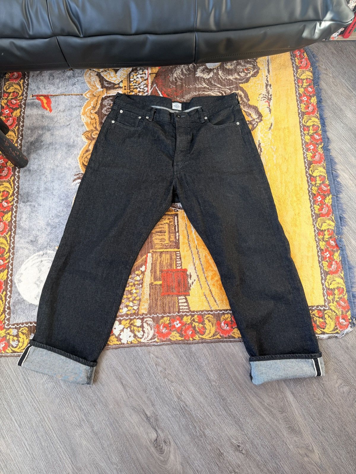 Post Overalls Post O'Alls 12oz. selvedge denim black Size US 34 / EU 50 - 1 Thumbnail