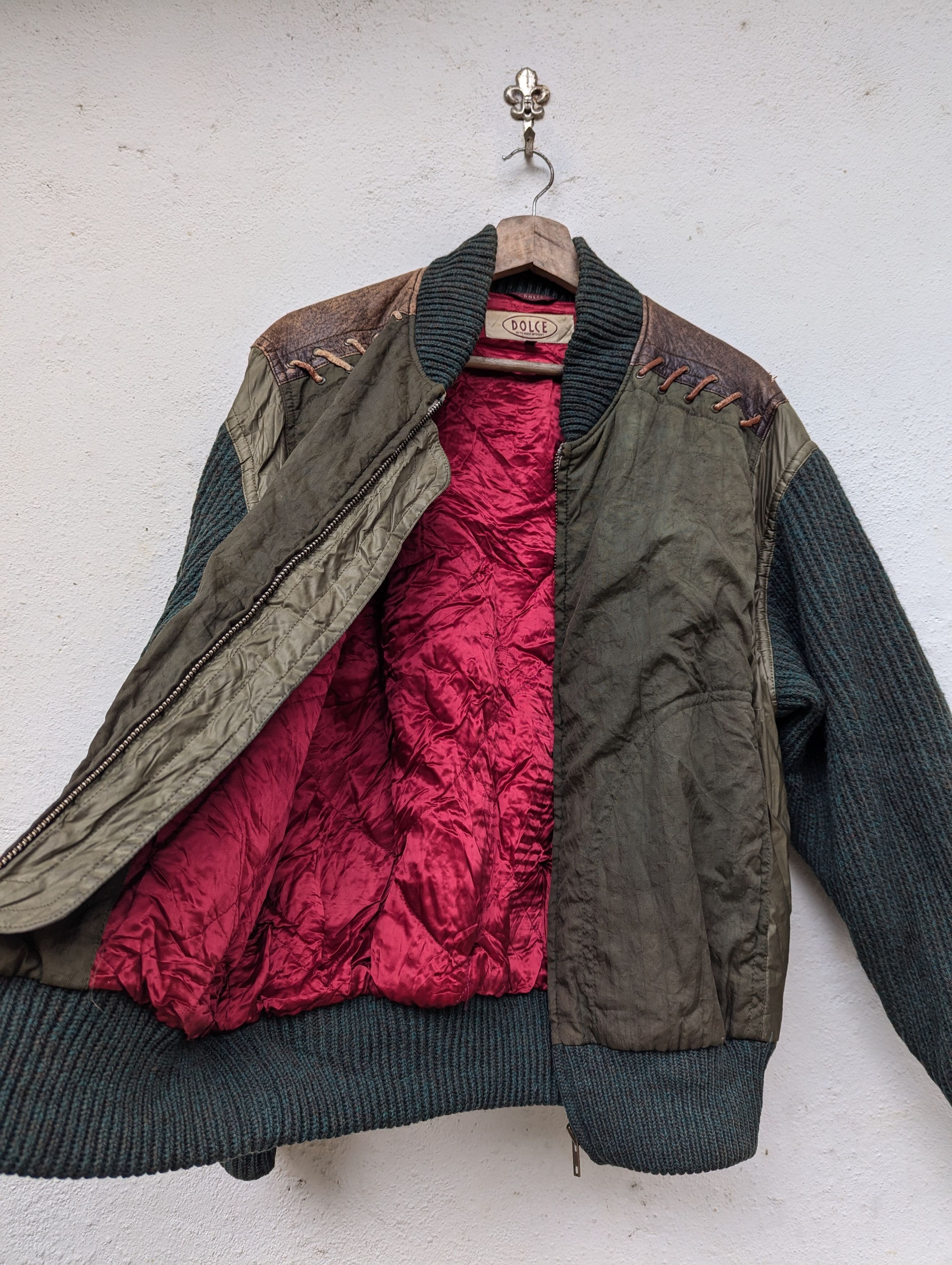 Japanese Brand DOLCE MIX ALL MATERIAL FULL ZIPPER JACKET Size US M / EU 48-50 / 2 - 11 Thumbnail