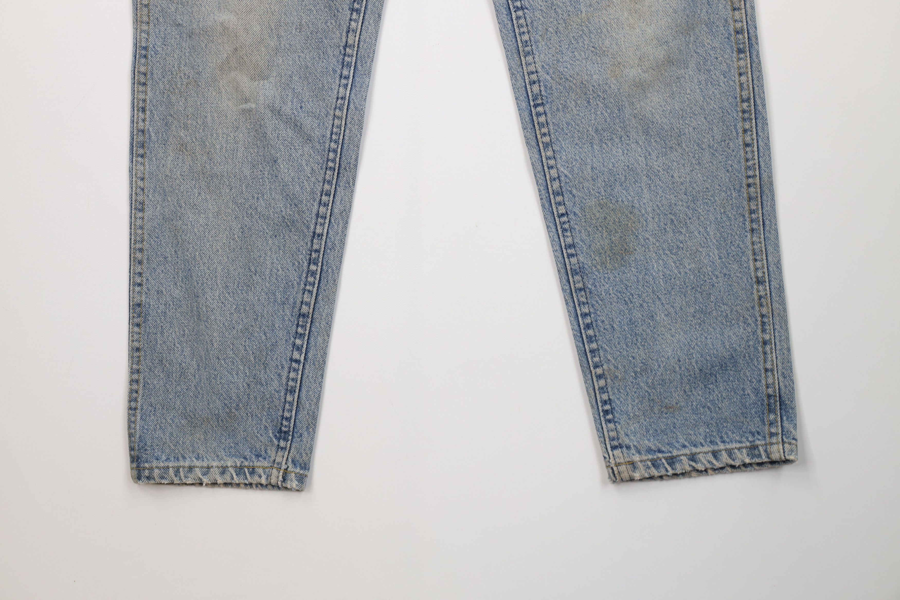 Lee Vintage 90s Lee Relaxed Fit Tapered Leg Denim Jeans USA Blue Size 36" / US 14 / IT 50 - 4 Thumbnail