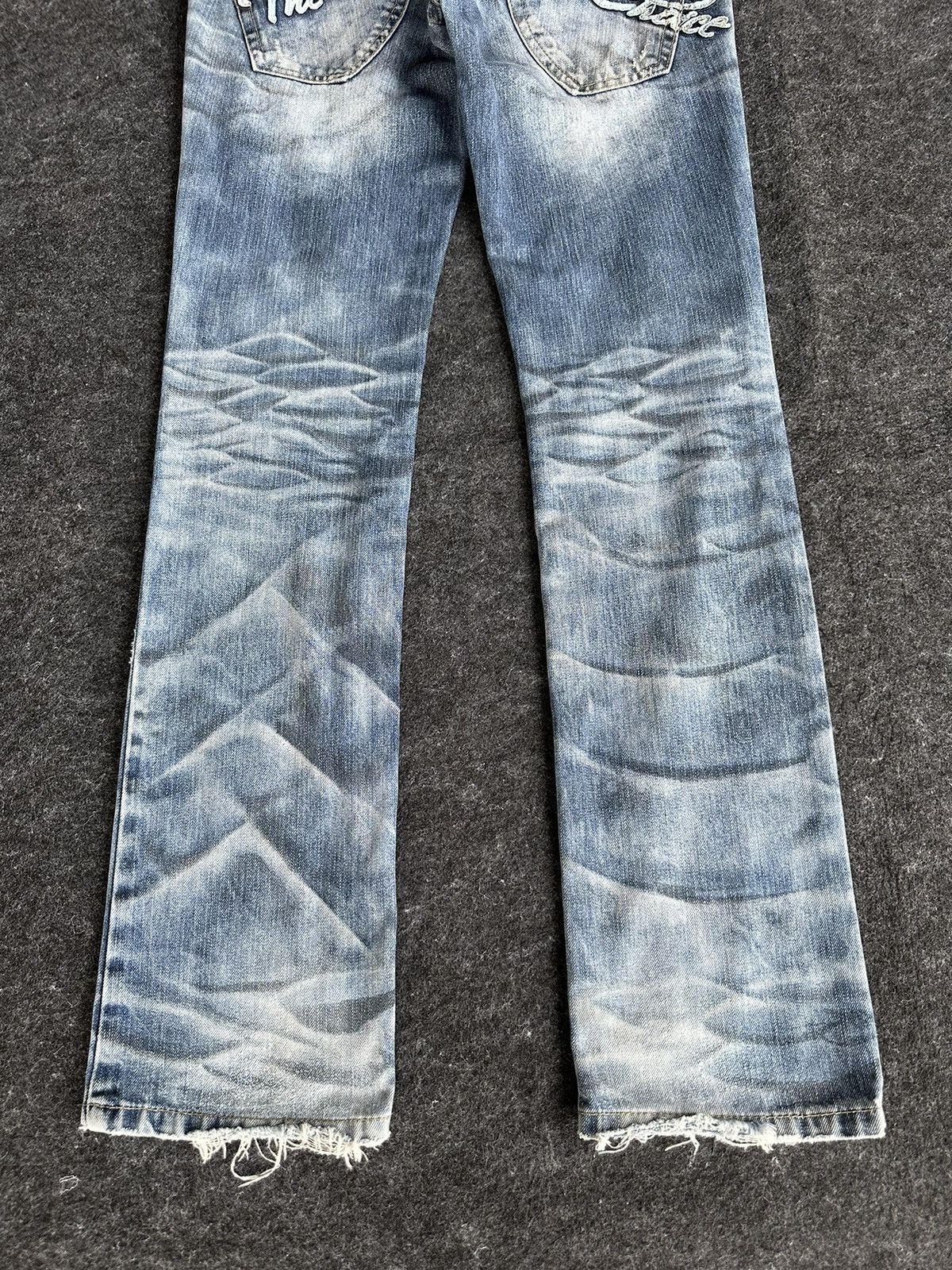 14th Addiction × Hysteric Glamour × If Six Was Nine Pasta Denim Nice Faded Distressed Denim D487 Size US 30 / EU 46 - 8 Thumbnail