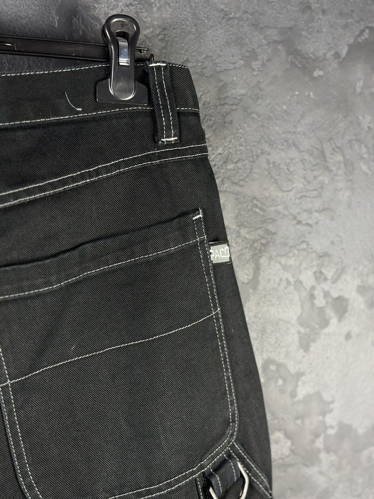 JNCO × Japanese Brand × Vintage Vintage Y2K Paco Baggy Wide Leg Jnco Style Cargo Jeans Size US 34 / EU 50 - 7 Thumbnail