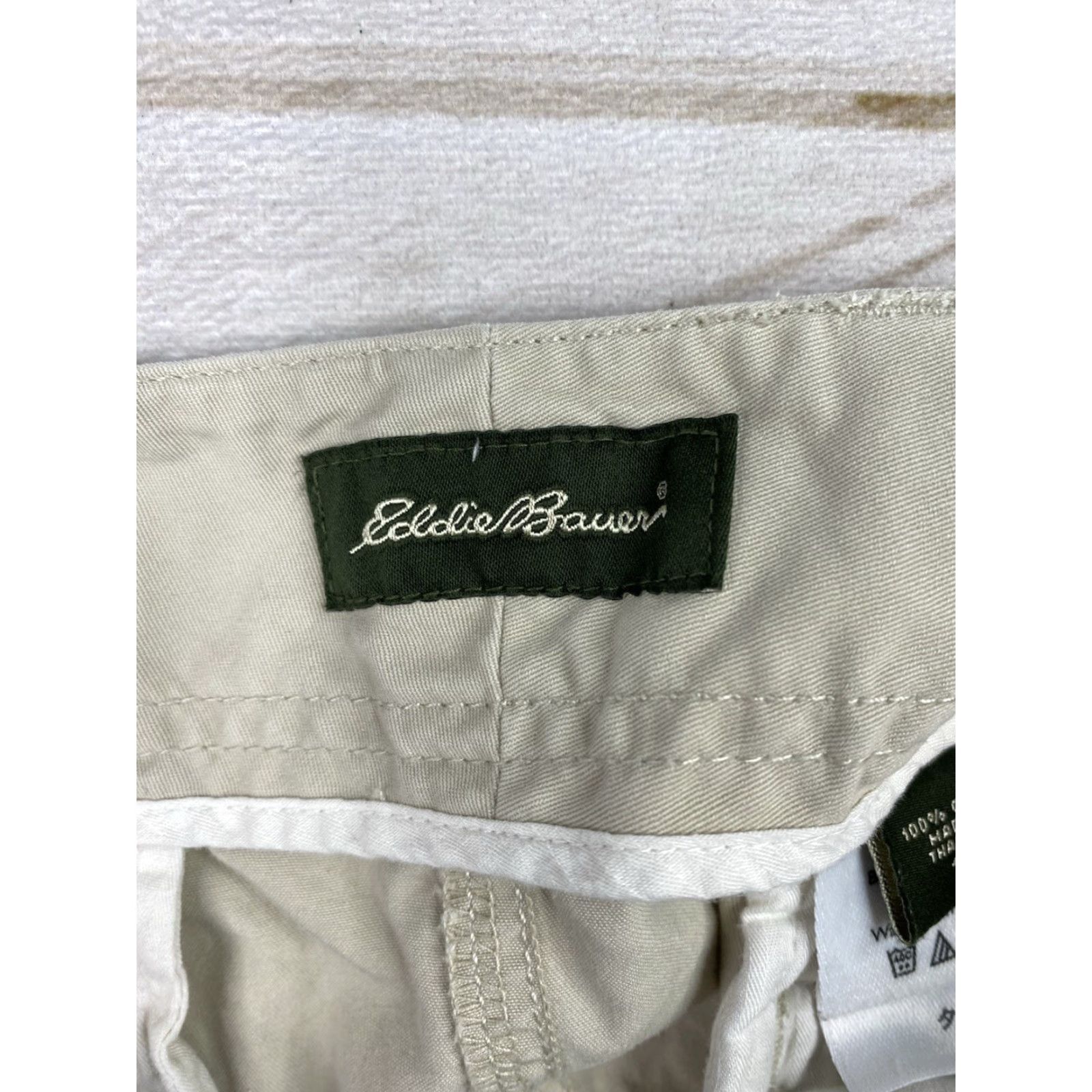 Eddie Bauer VINTAGE Eddie Bauer Skirt Womens 14 Beige Cotton 90s Y2K Cottagecore Long Pencil Straight Womens) Size 36" / US 14 / IT 50 - 6 Thumbnail